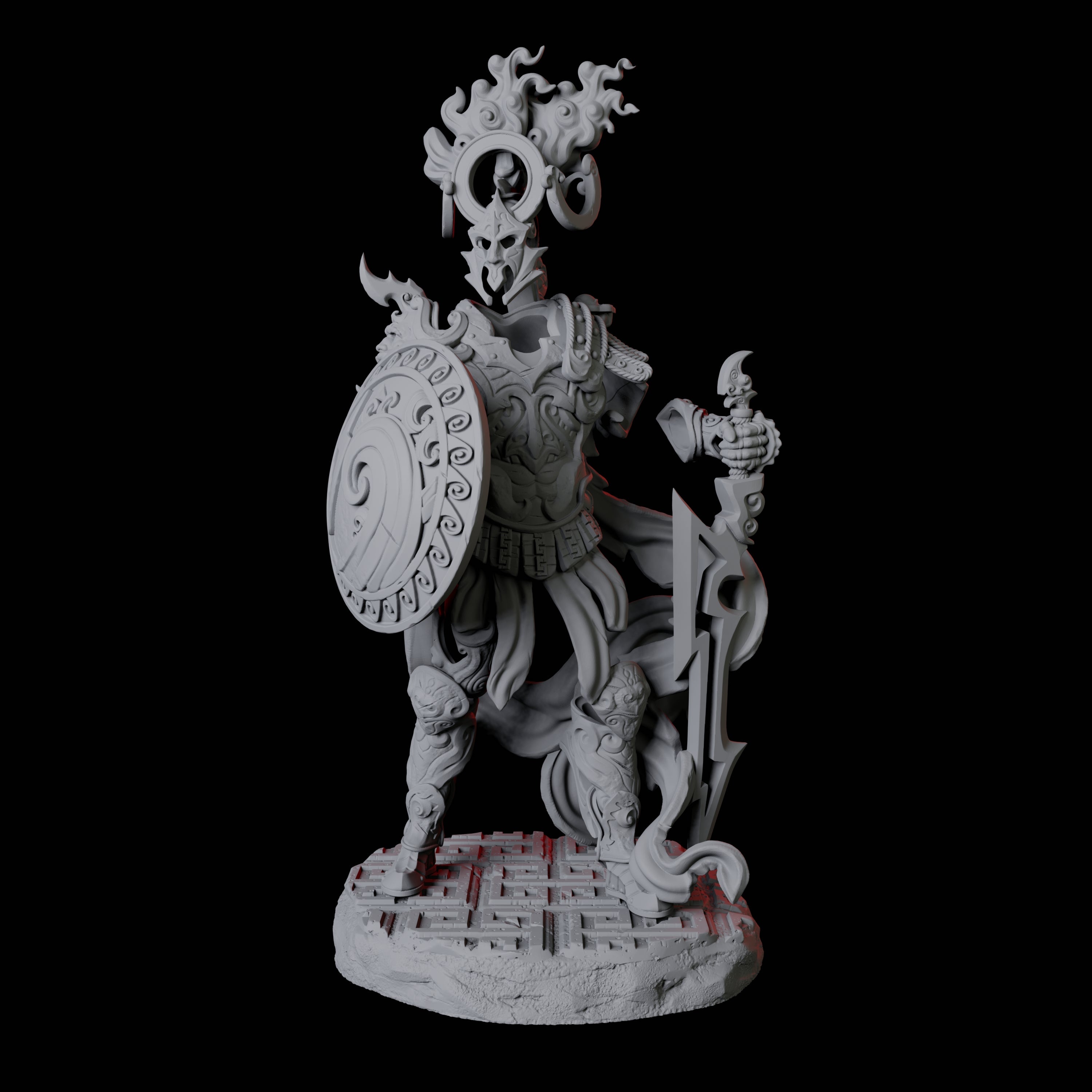 Four Shield Guardians Miniature for Dungeons and Dragons, Pathfinder or other TTRPGs