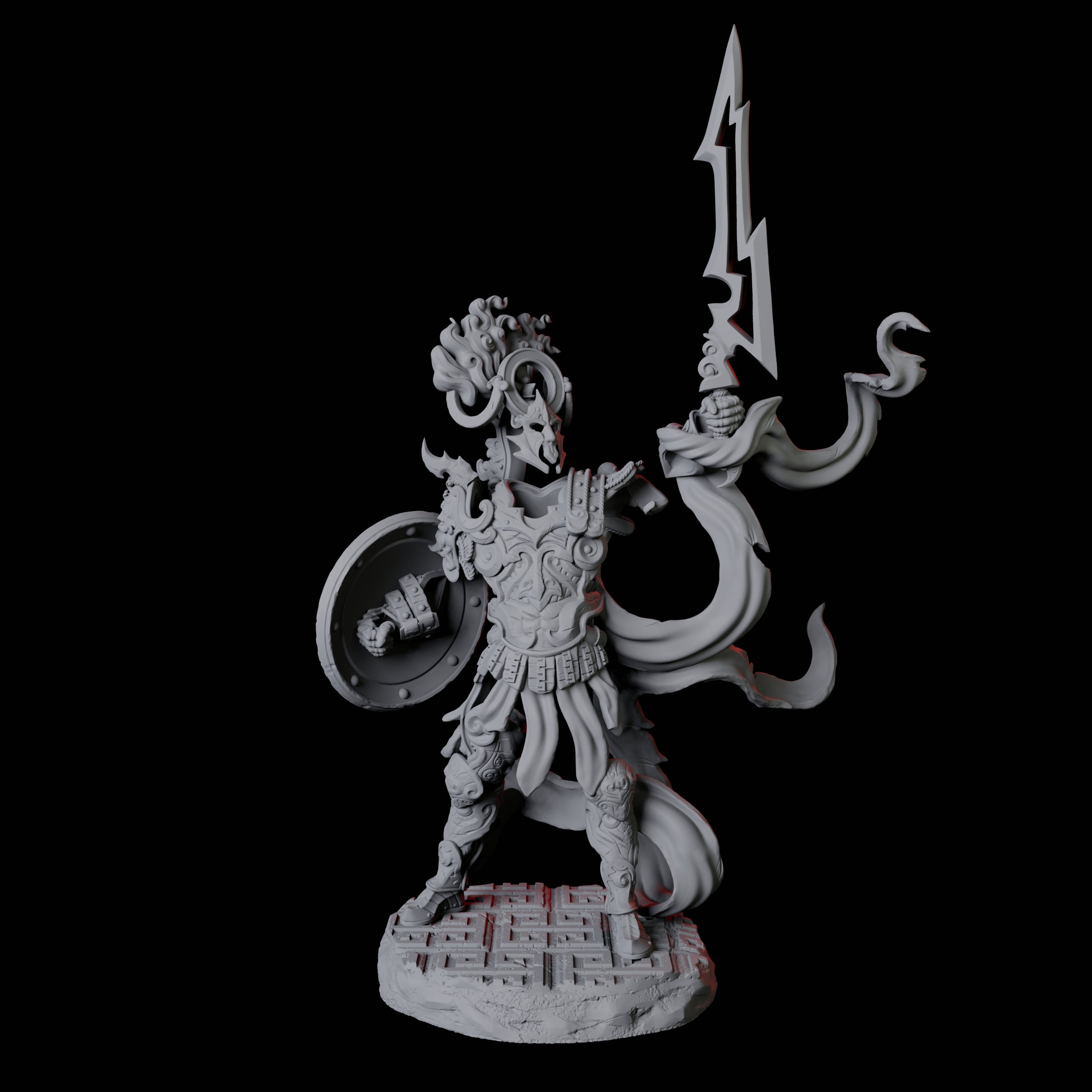 Four Shield Guardians Miniature for Dungeons and Dragons, Pathfinder or other TTRPGs