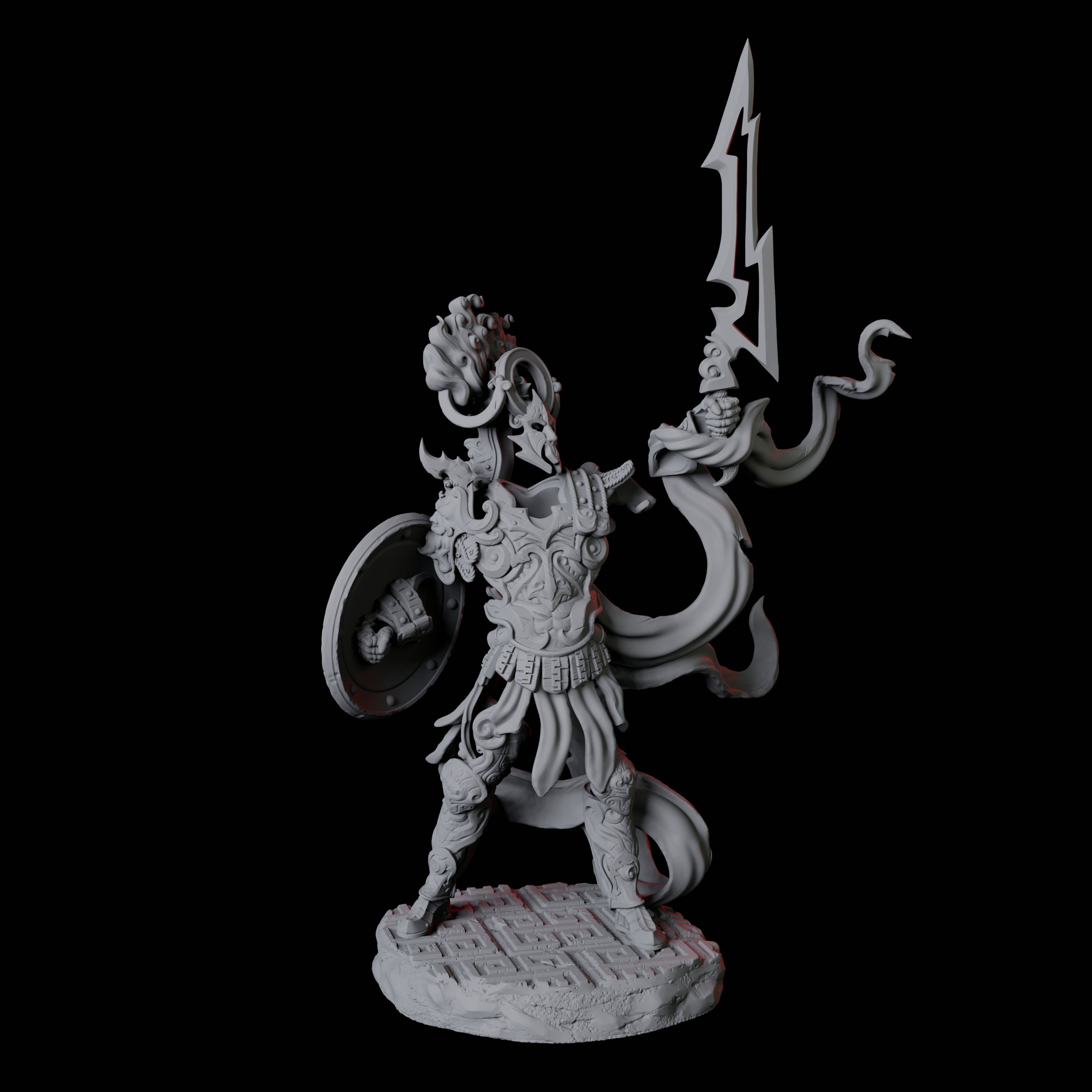 Four Shield Guardians Miniature for Dungeons and Dragons, Pathfinder or other TTRPGs