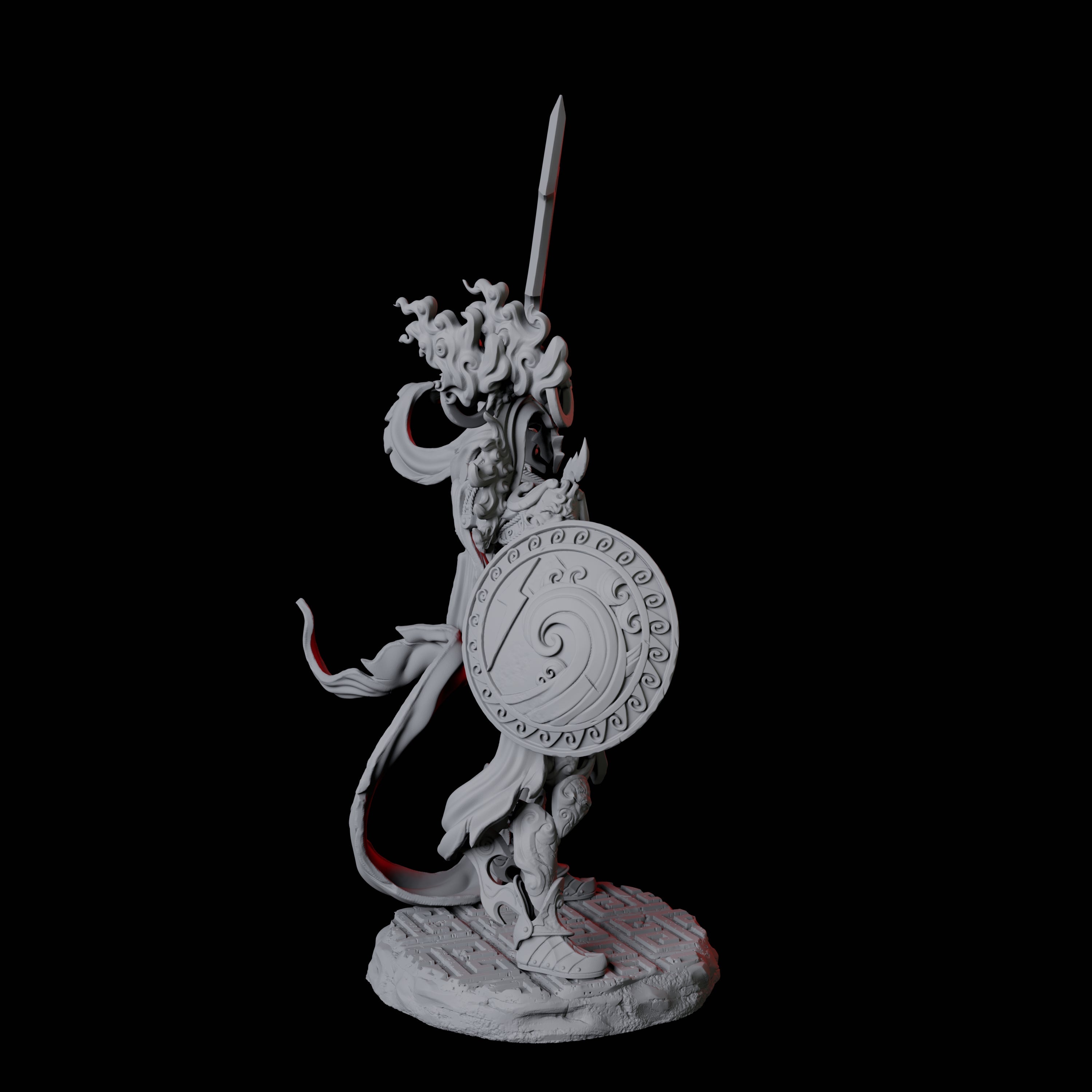 Four Shield Guardians Miniature for Dungeons and Dragons, Pathfinder or other TTRPGs