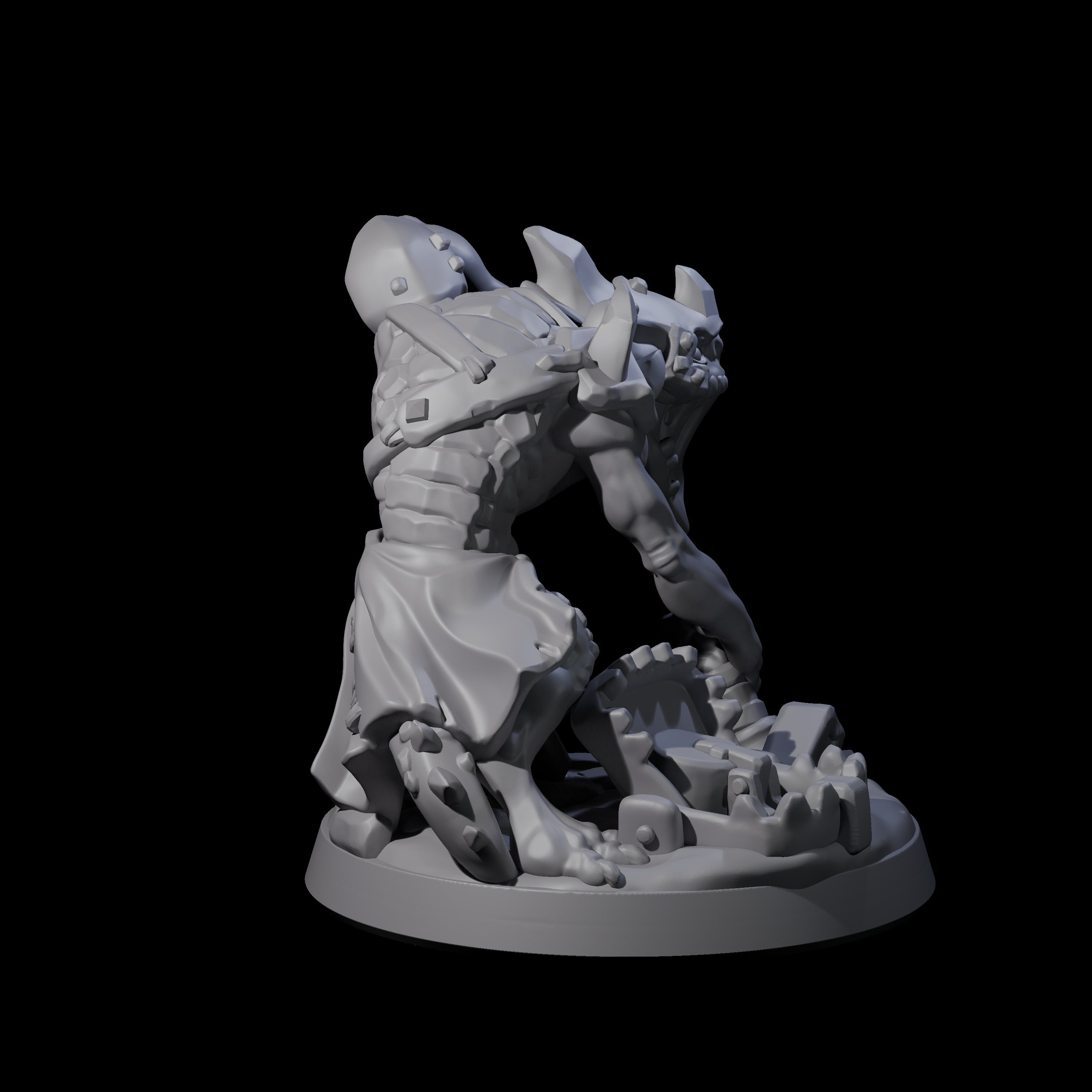 Four Slimy Creeping Kobolds Miniature for Dungeons and Dragons, Pathfinder or other TTRPGs