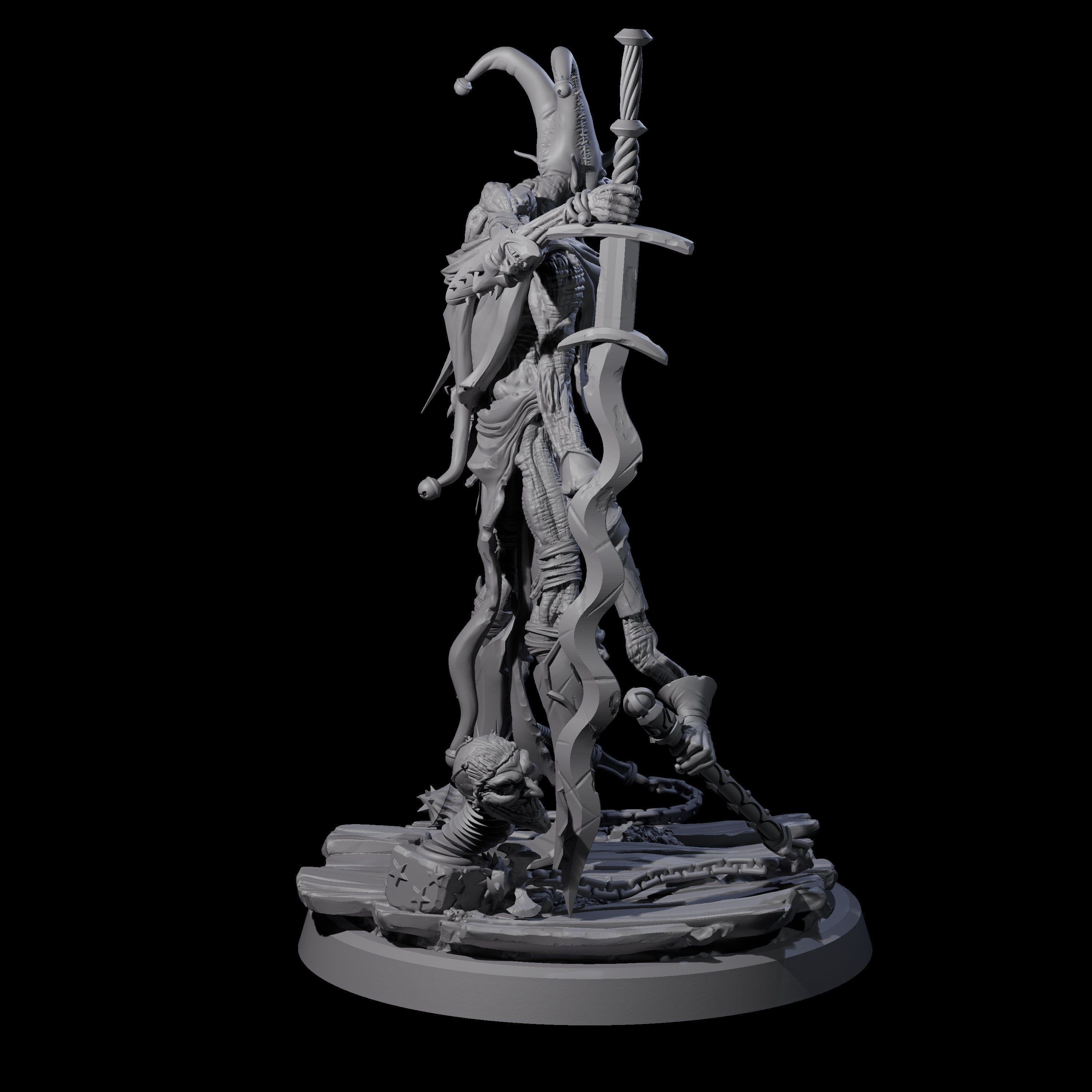 Four Spindly Marilith Assassins Miniature for Dungeons and Dragons, Pathfinder or other TTRPGs