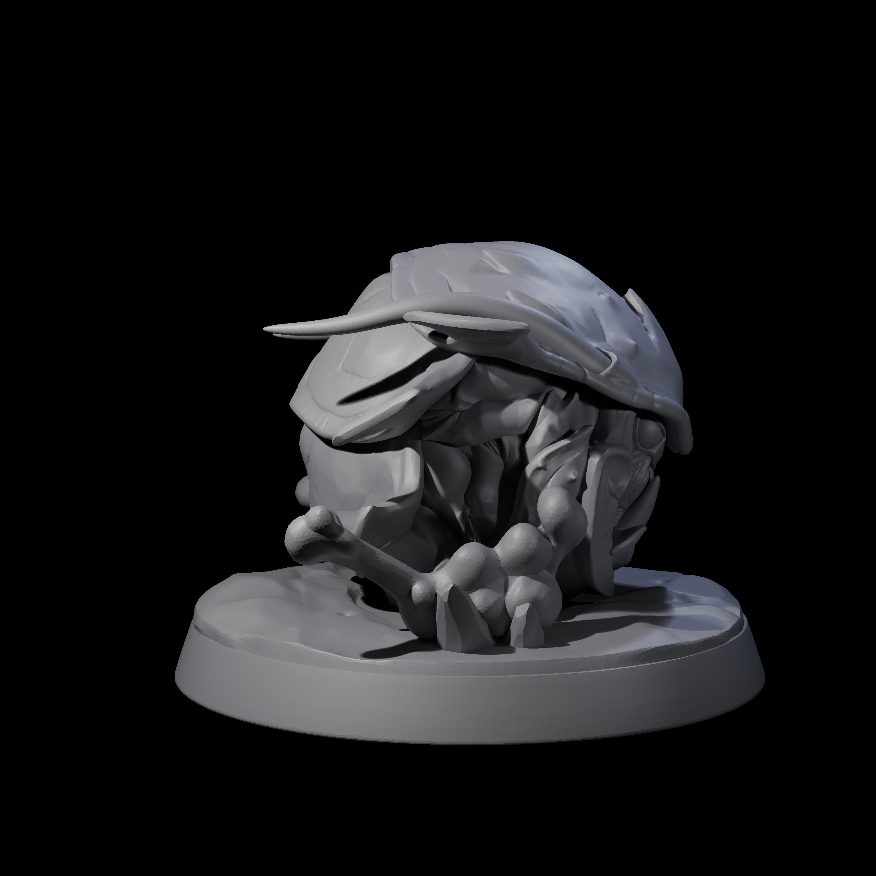 Four Squat Ankhegs Miniature for Dungeons and Dragons, Pathfinder or other TTRPGs