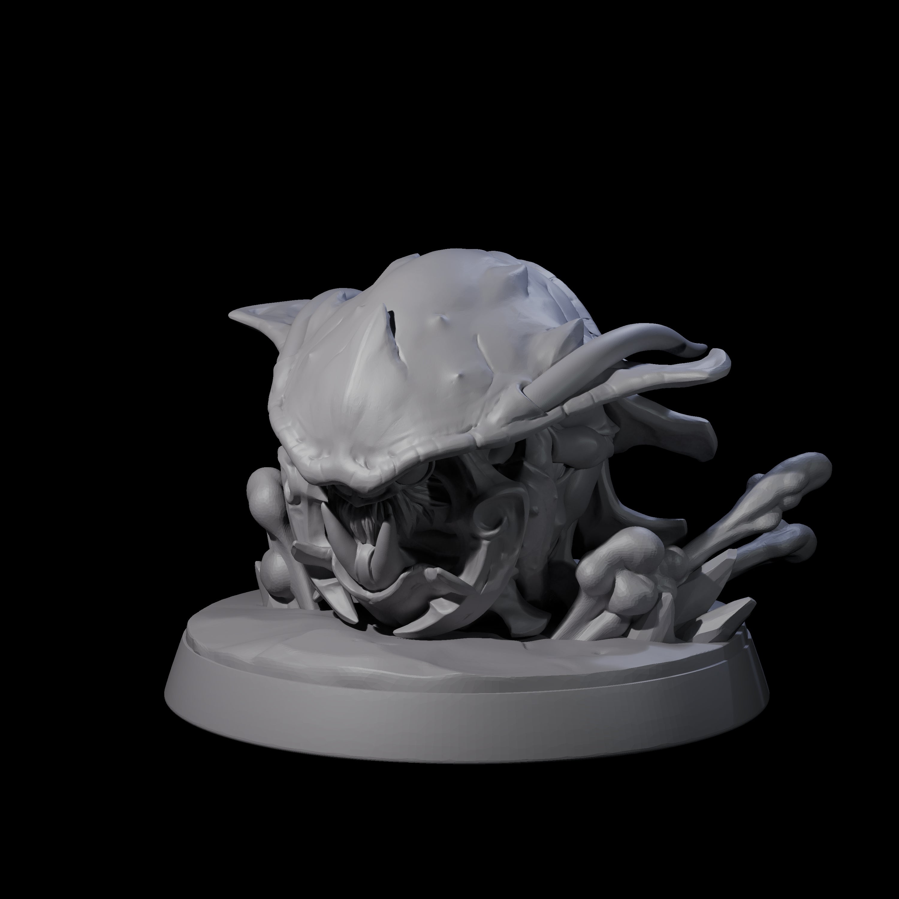 Four Squat Ankhegs Miniature for Dungeons and Dragons, Pathfinder or other TTRPGs