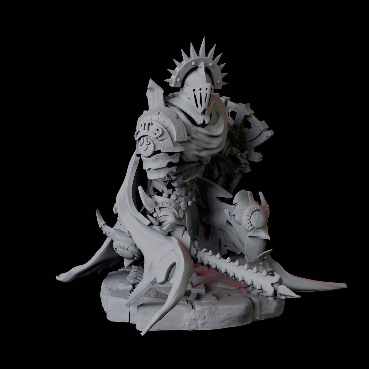 Four Stalking Revenants Miniature for Dungeons and Dragons, Pathfinder or other TTRPGs