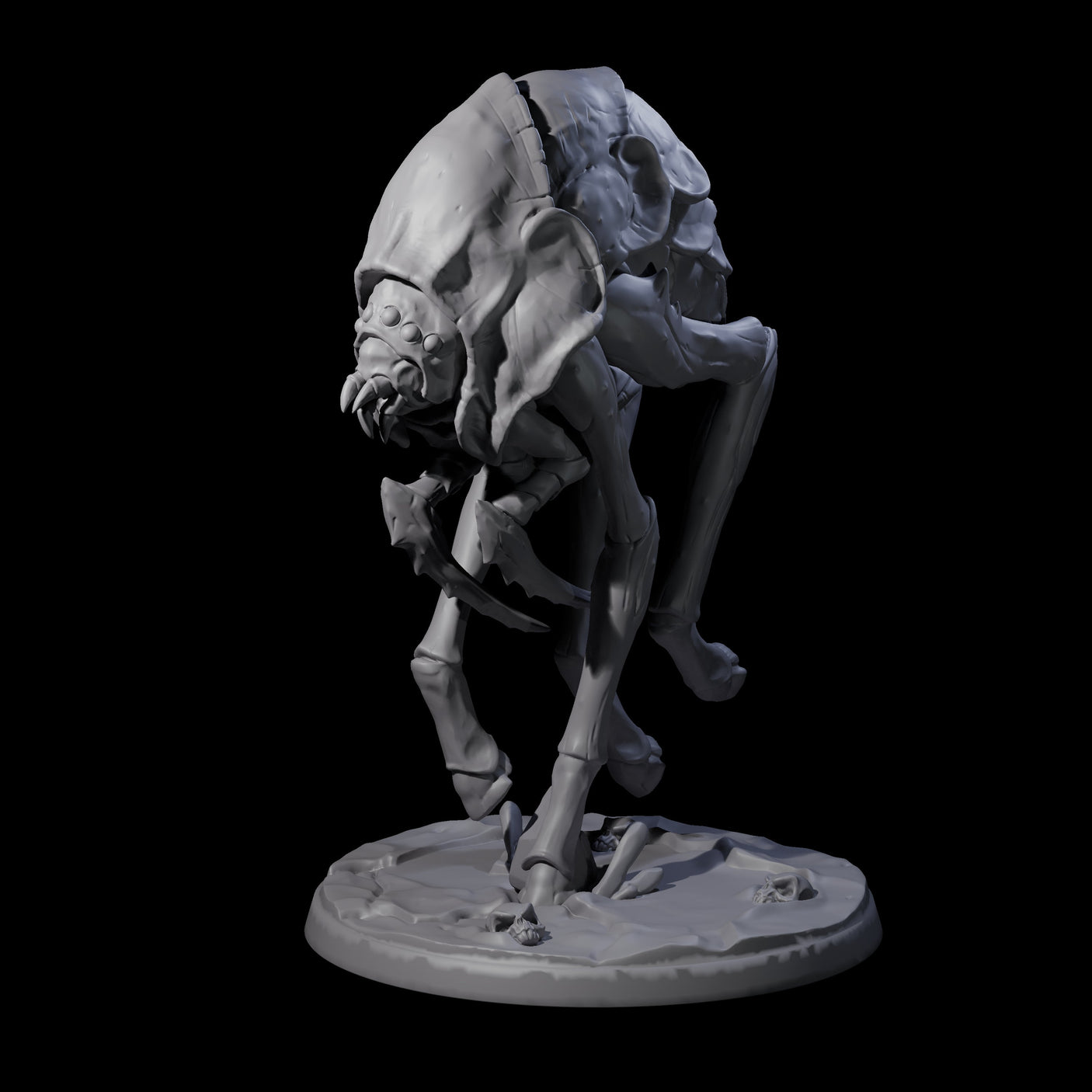 Four Stalking Underdark Ankhegs Miniature for Dungeons and Dragons, Pathfinder or other TTRPGs