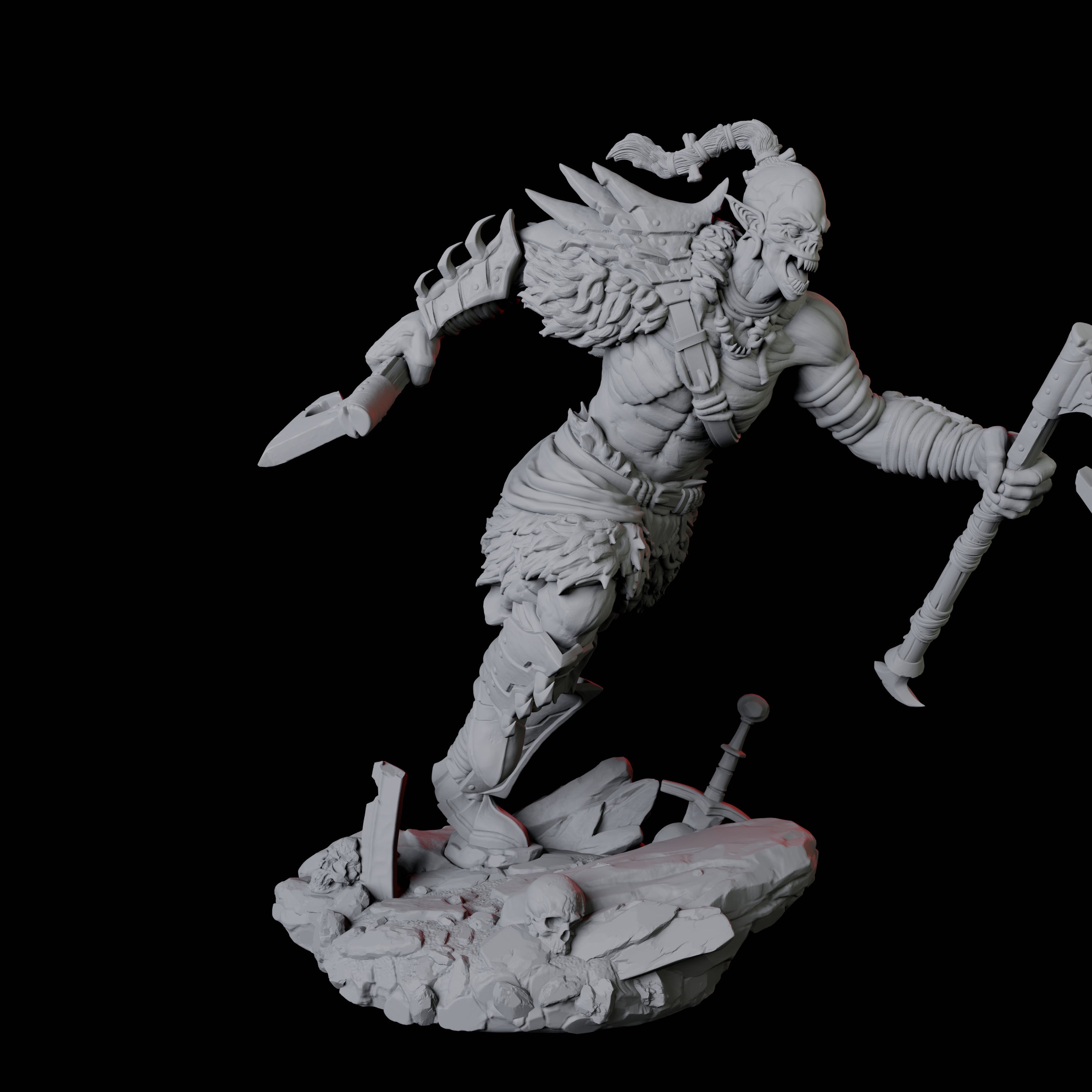 Four Stalking Urdefhan Warriors Miniature for Dungeons and Dragons, Pathfinder or other TTRPGs