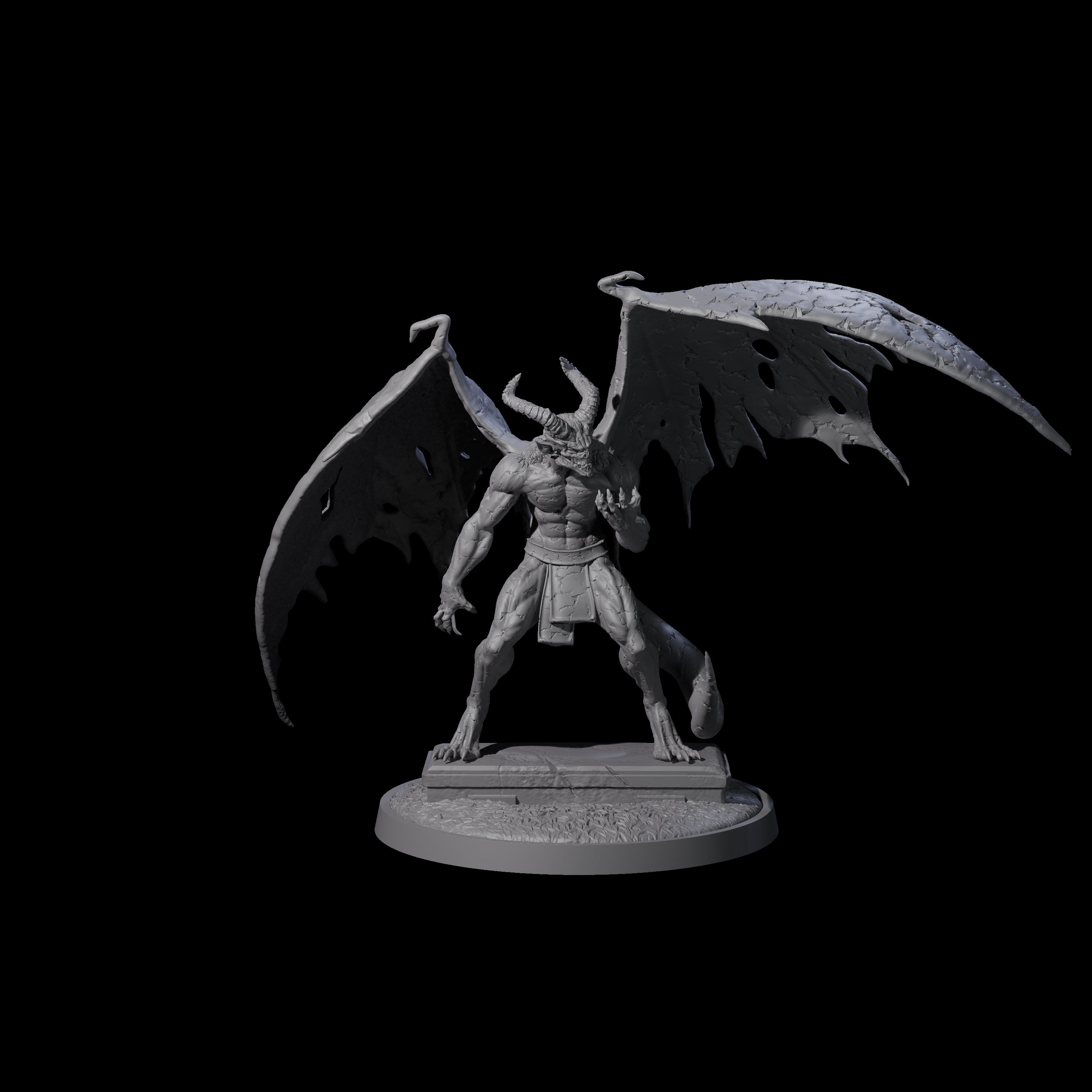 Four Static Gargoyles Miniature for Dungeons and Dragons, Pathfinder or other TTRPGs