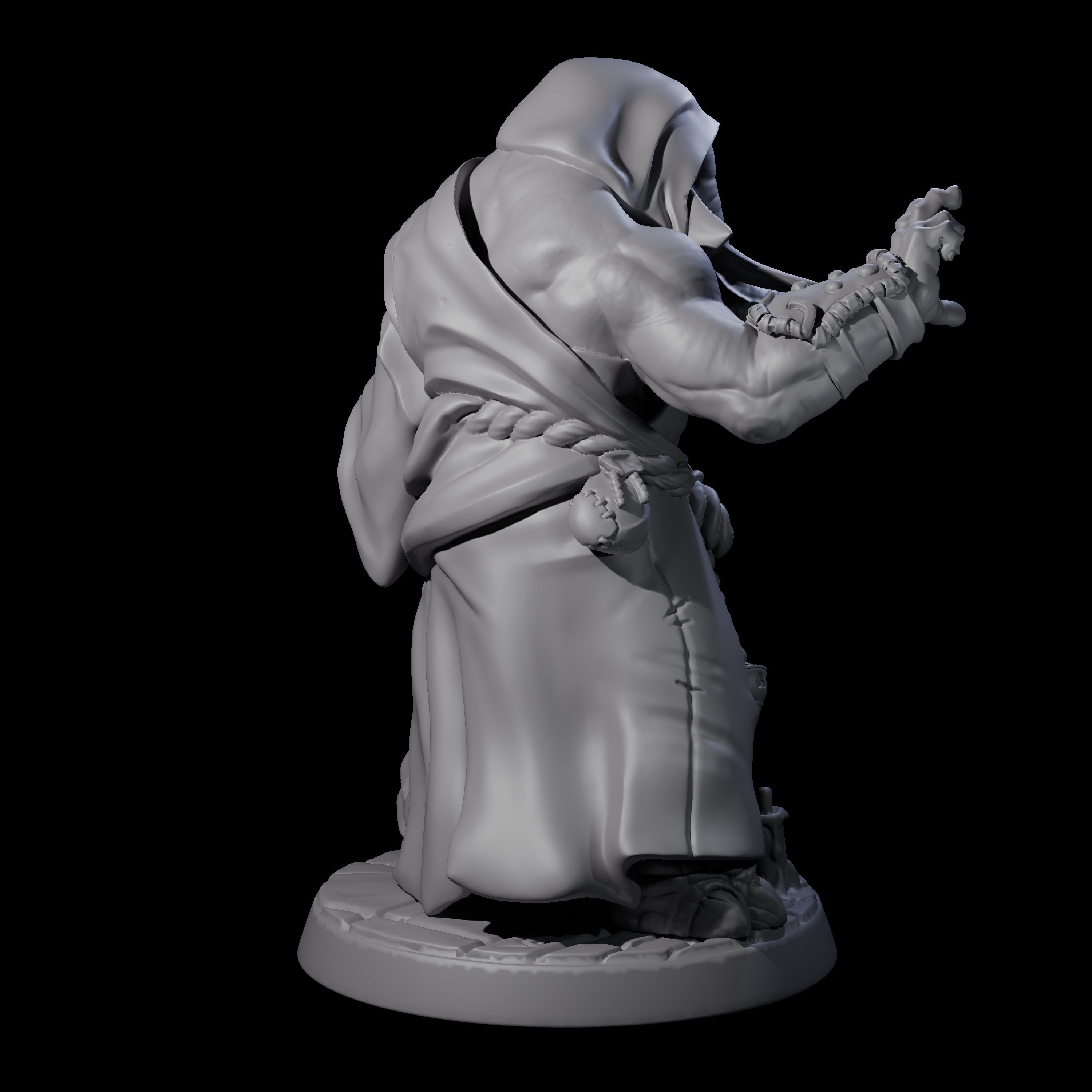 Four Striking Loxodon Monks Miniature for Dungeons and Dragons, Pathfinder or other TTRPGs