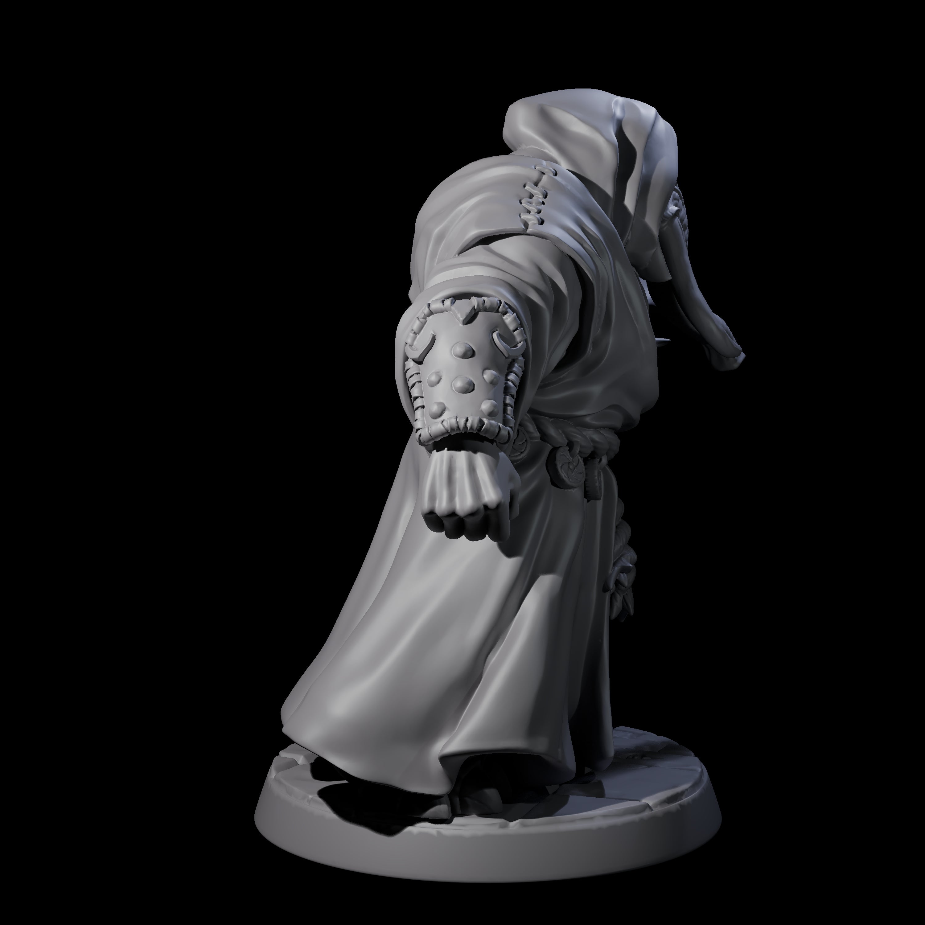 Four Striking Loxodon Monks Miniature for Dungeons and Dragons, Pathfinder or other TTRPGs
