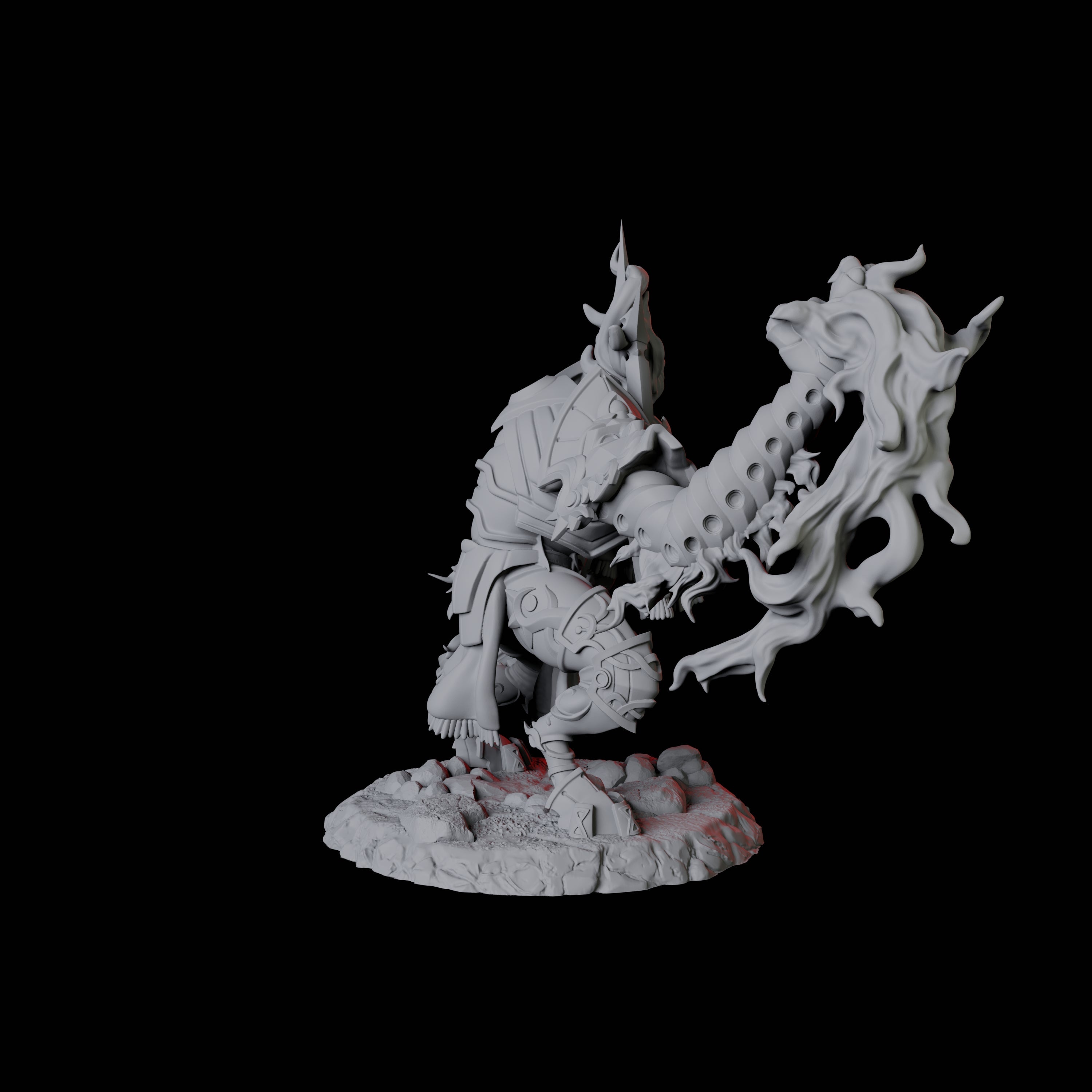 Four Surging Bastion Archons Miniature for Dungeons and Dragons, Pathfinder or other TTRPGs