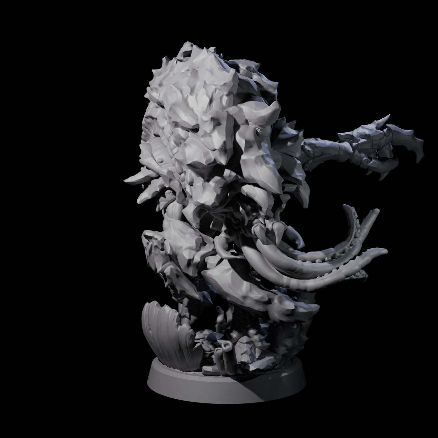 Four Swarming Wastriliths Miniature for Dungeons and Dragons, Pathfinder or other TTRPGs