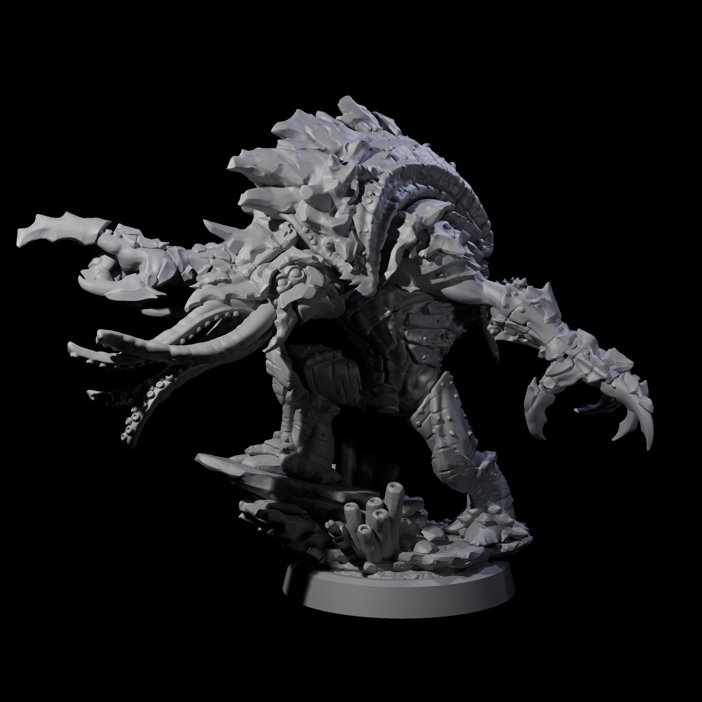 Four Swarming Wastriliths Miniature for Dungeons and Dragons, Pathfinder or other TTRPGs