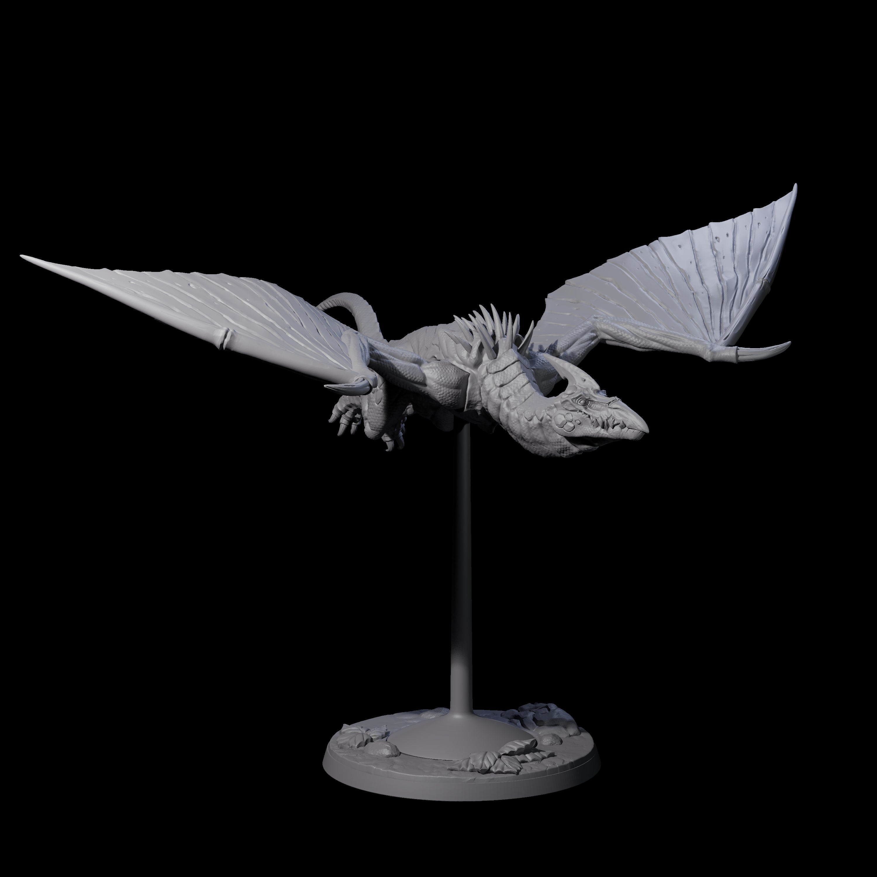 Four Swooping Pteranodons Miniature for Dungeons and Dragons, Pathfinder or other TTRPGs