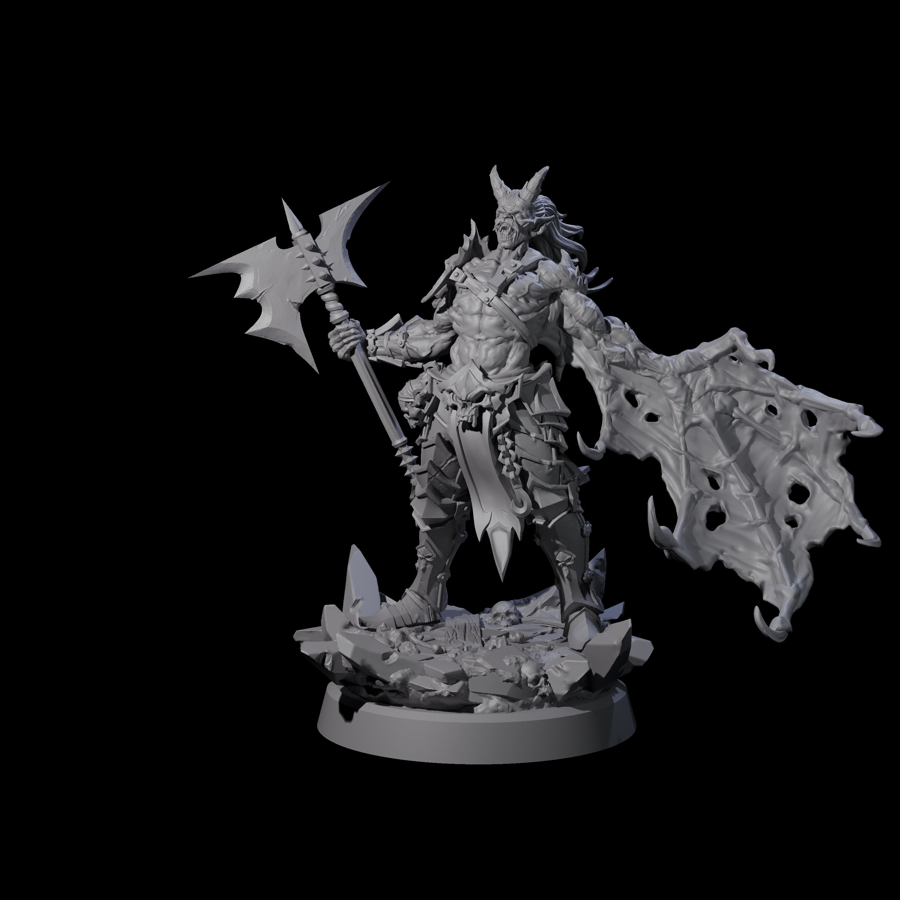 Four Unholy Half Winged Cambions Miniature for Dungeons and Dragons, Pathfinder or other TTRPGs