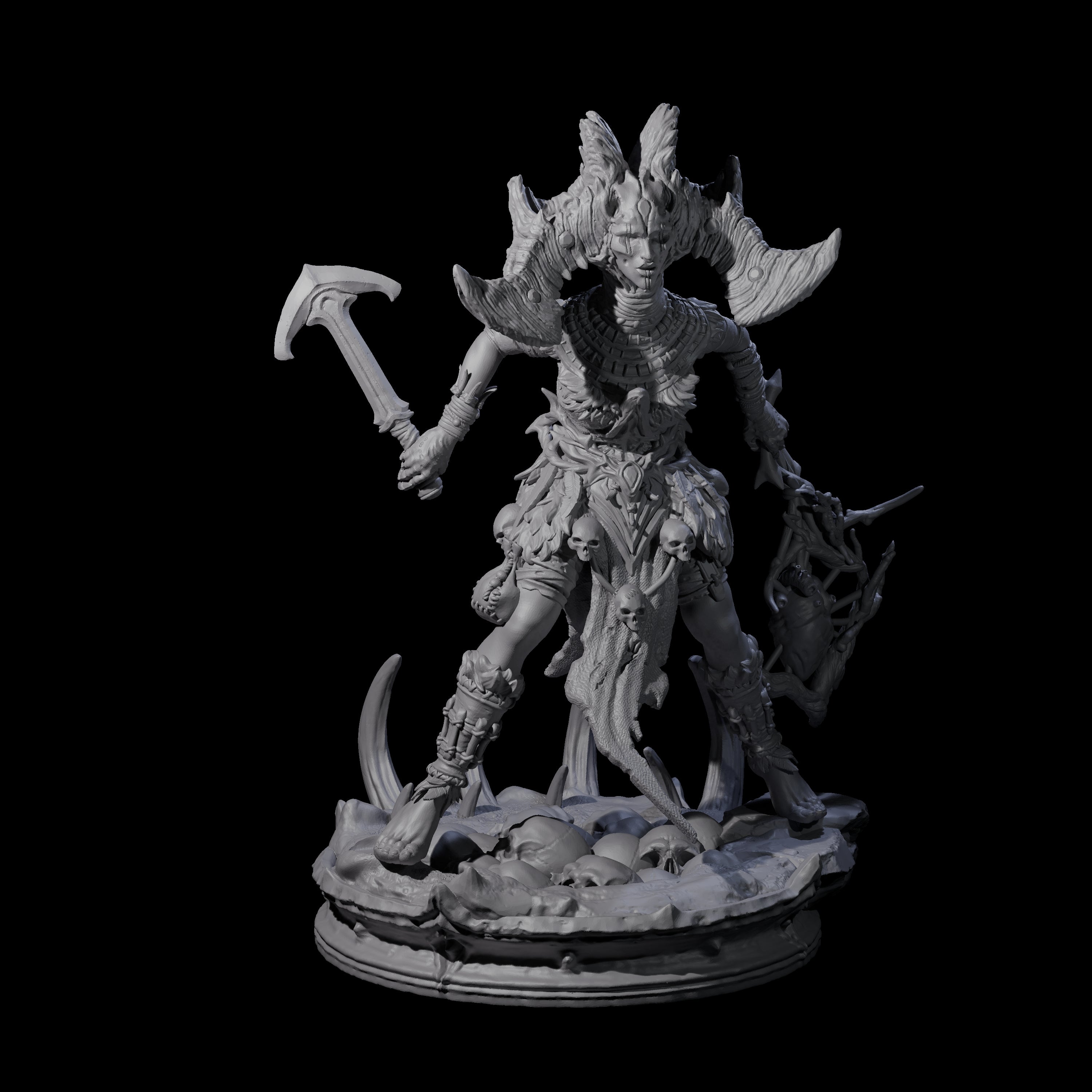 Four Unscrupulous Shadow Weavers Miniature for Dungeons and Dragons, Pathfinder or other TTRPGs