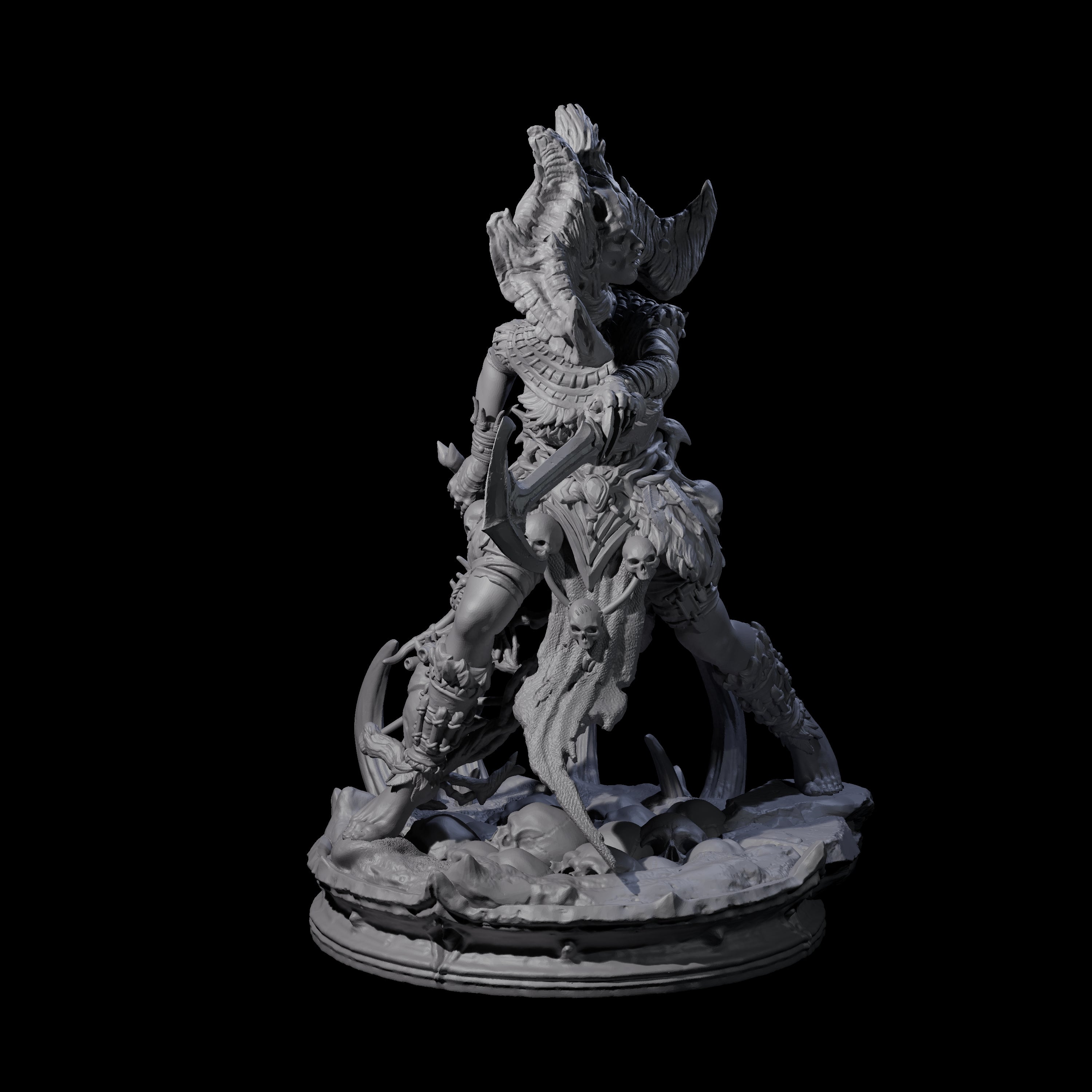 Four Unscrupulous Shadow Weavers Miniature for Dungeons and Dragons, Pathfinder or other TTRPGs
