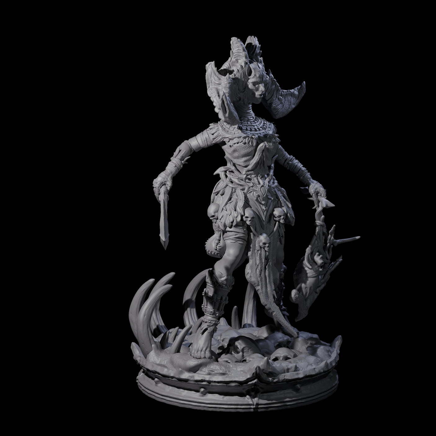 Four Unscrupulous Shadow Weavers Miniature for Dungeons and Dragons, Pathfinder or other TTRPGs