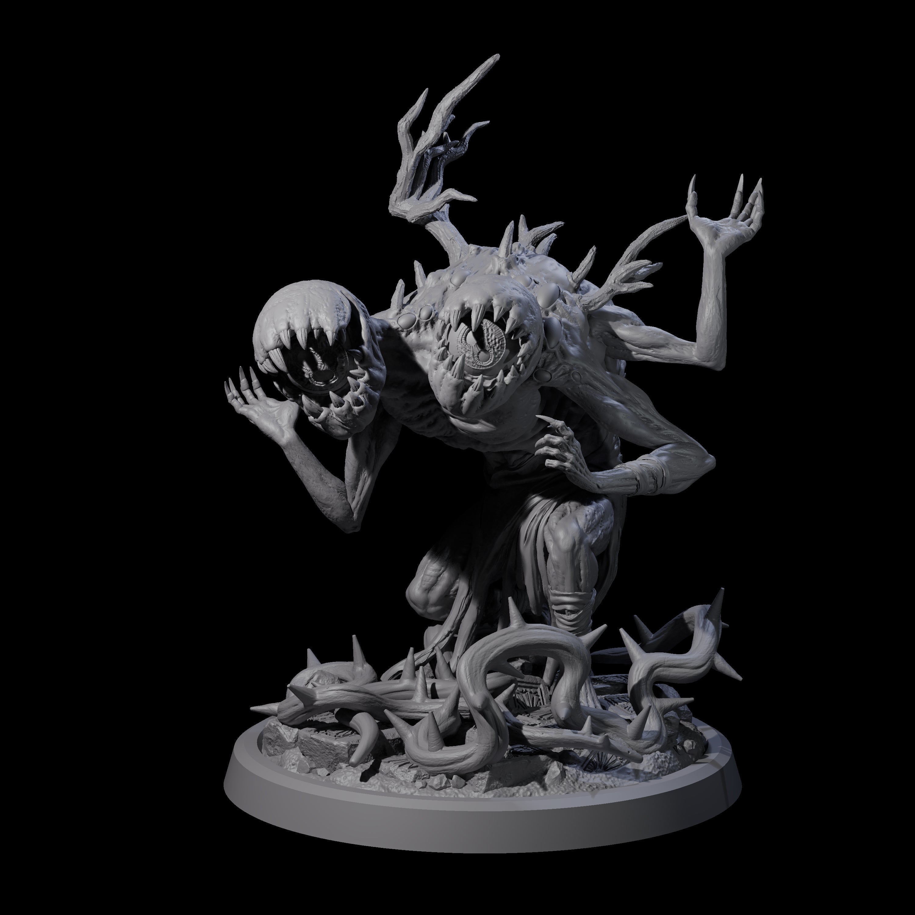 Four Void Nothics Miniature for Dungeons and Dragons, Pathfinder or other TTRPGs