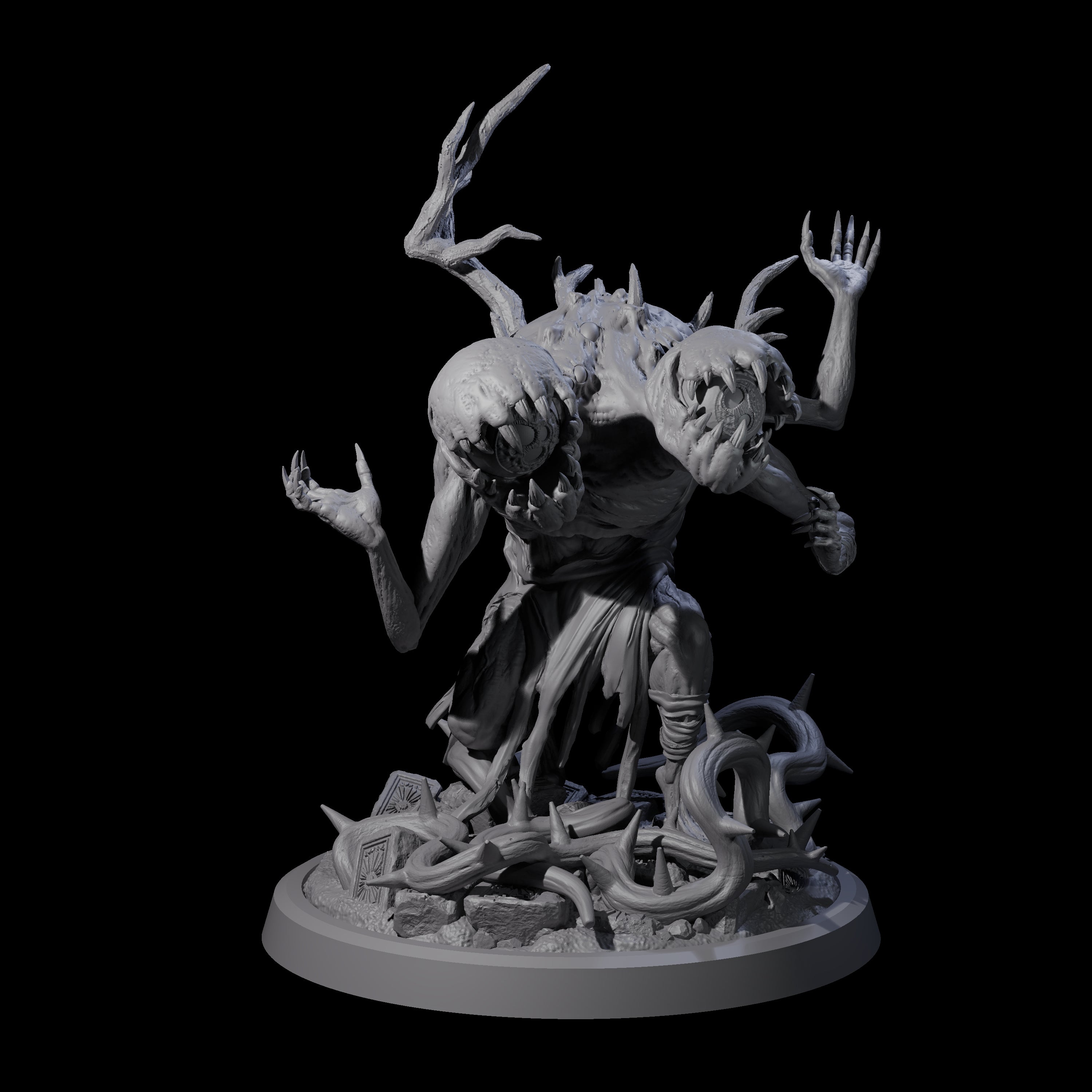 Four Void Nothics Miniature for Dungeons and Dragons, Pathfinder or other TTRPGs