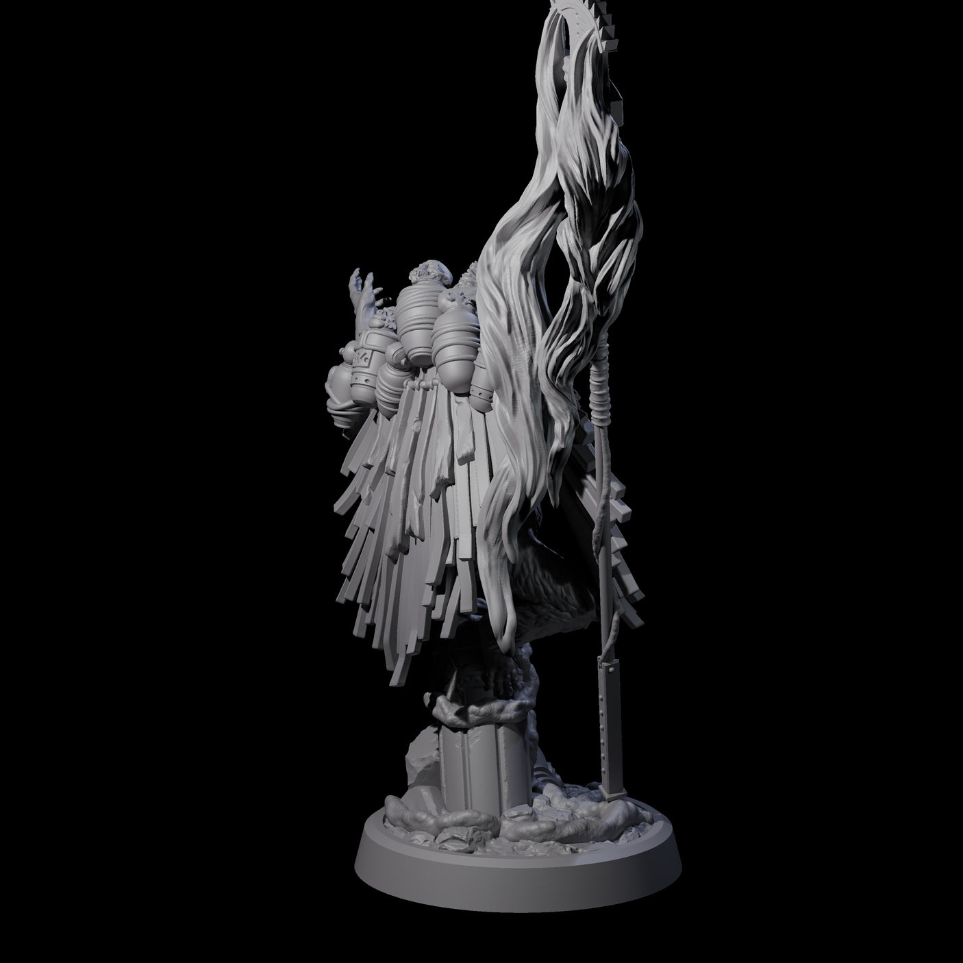 Four Wise Hazodee Elders Miniature for Dungeons and Dragons, Pathfinder or other TTRPGs