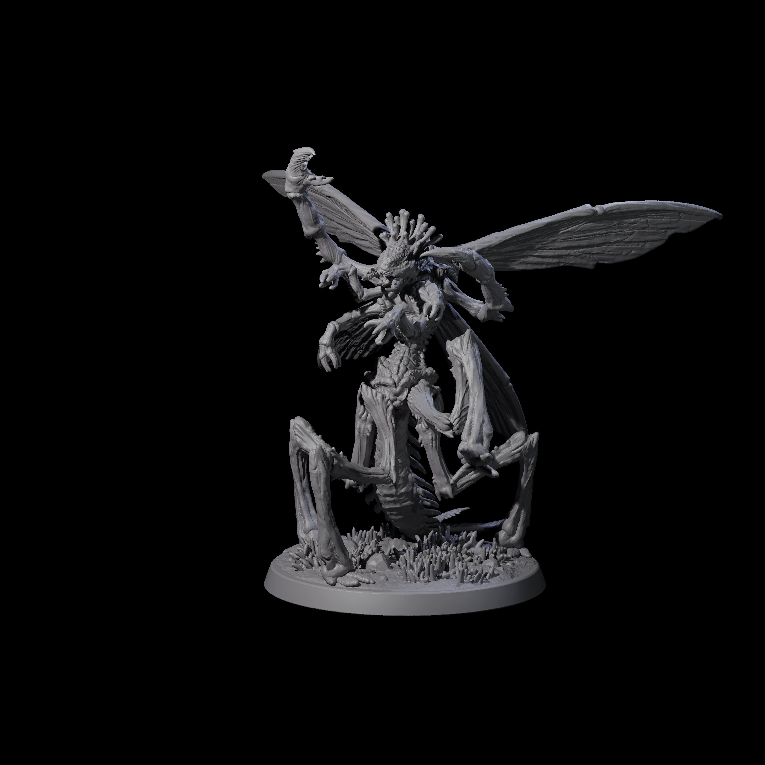 Frenzied Mi-Go Berserker Miniature for Dungeons and Dragons, Pathfinder or other TTRPGs