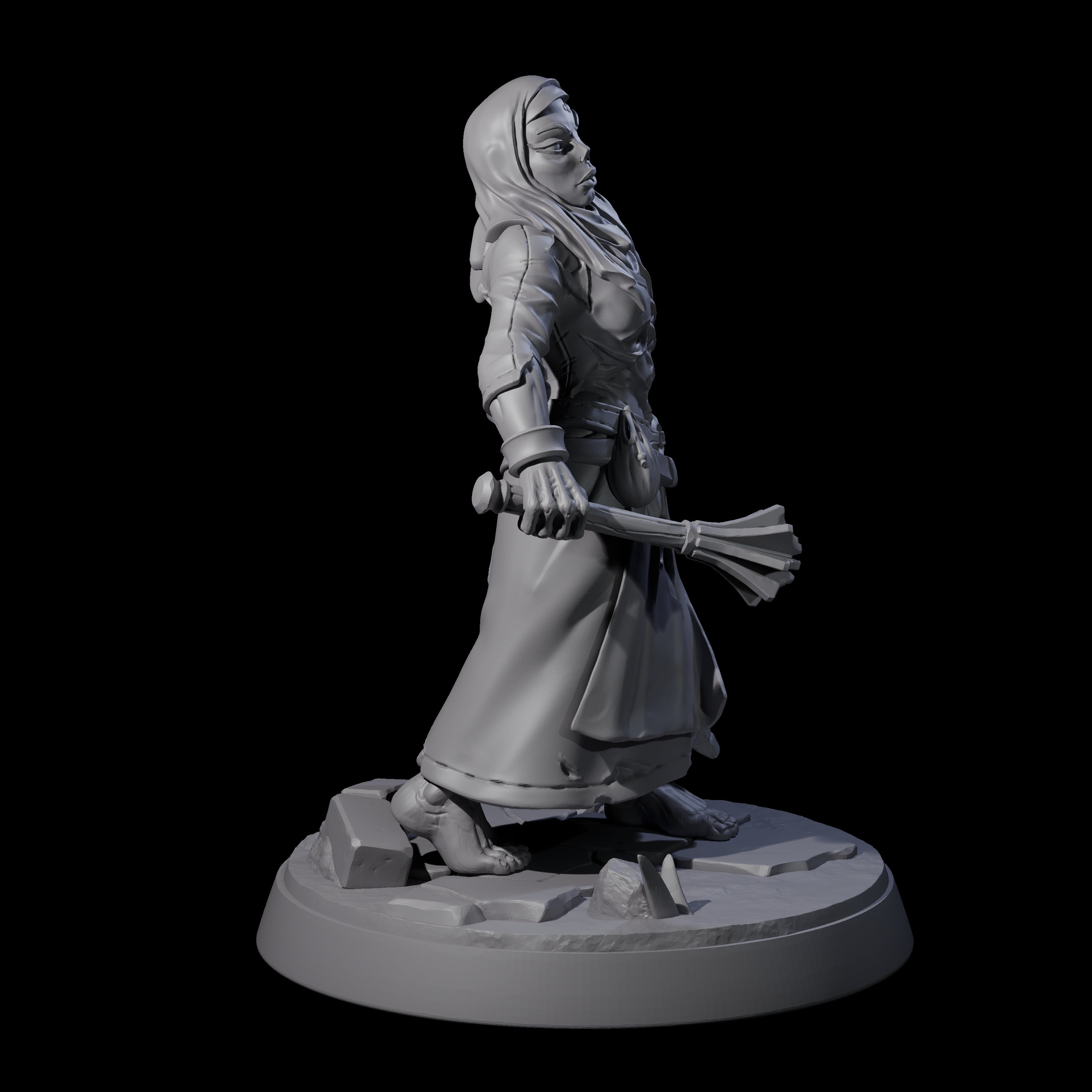 Freshly Risen Zombie Soldier E Miniature for Dungeons and Dragons, Pathfinder or other TTRPGs