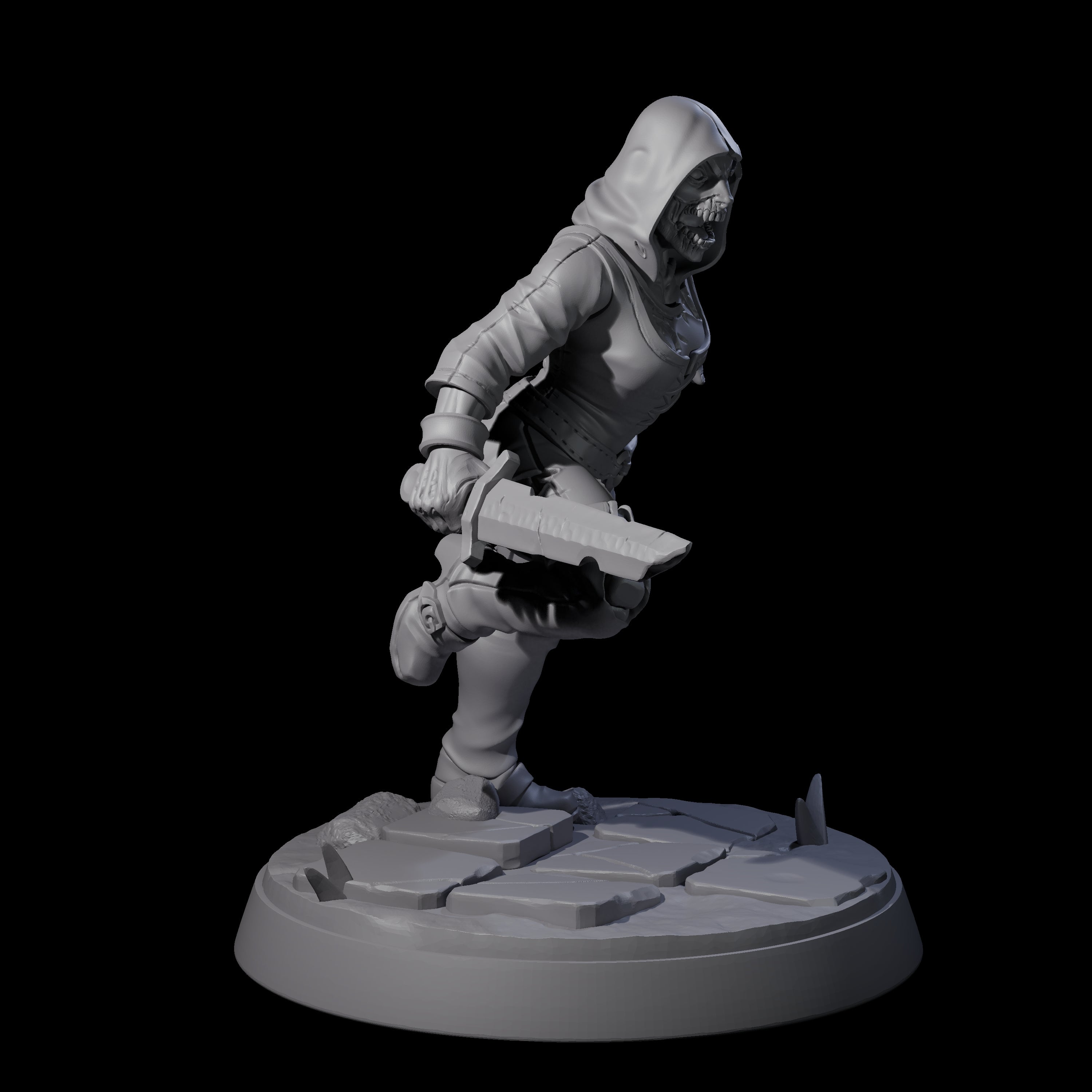 Freshly Risen Zombie Soldier F Miniature for Dungeons and Dragons, Pathfinder or other TTRPGs
