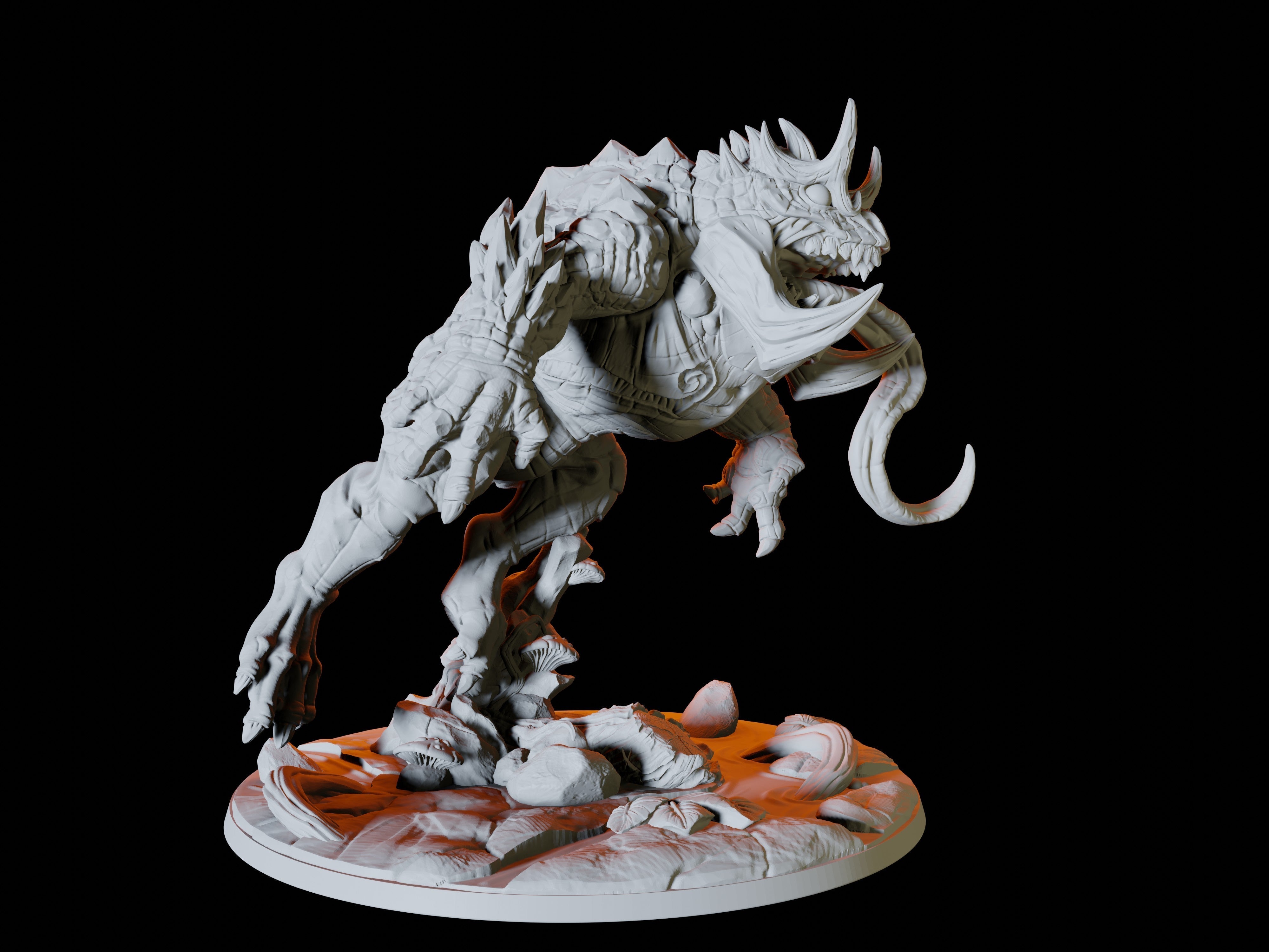 Froghemoth Miniature for Dungeons and Dragons, Pathfinder or other TTRPGs