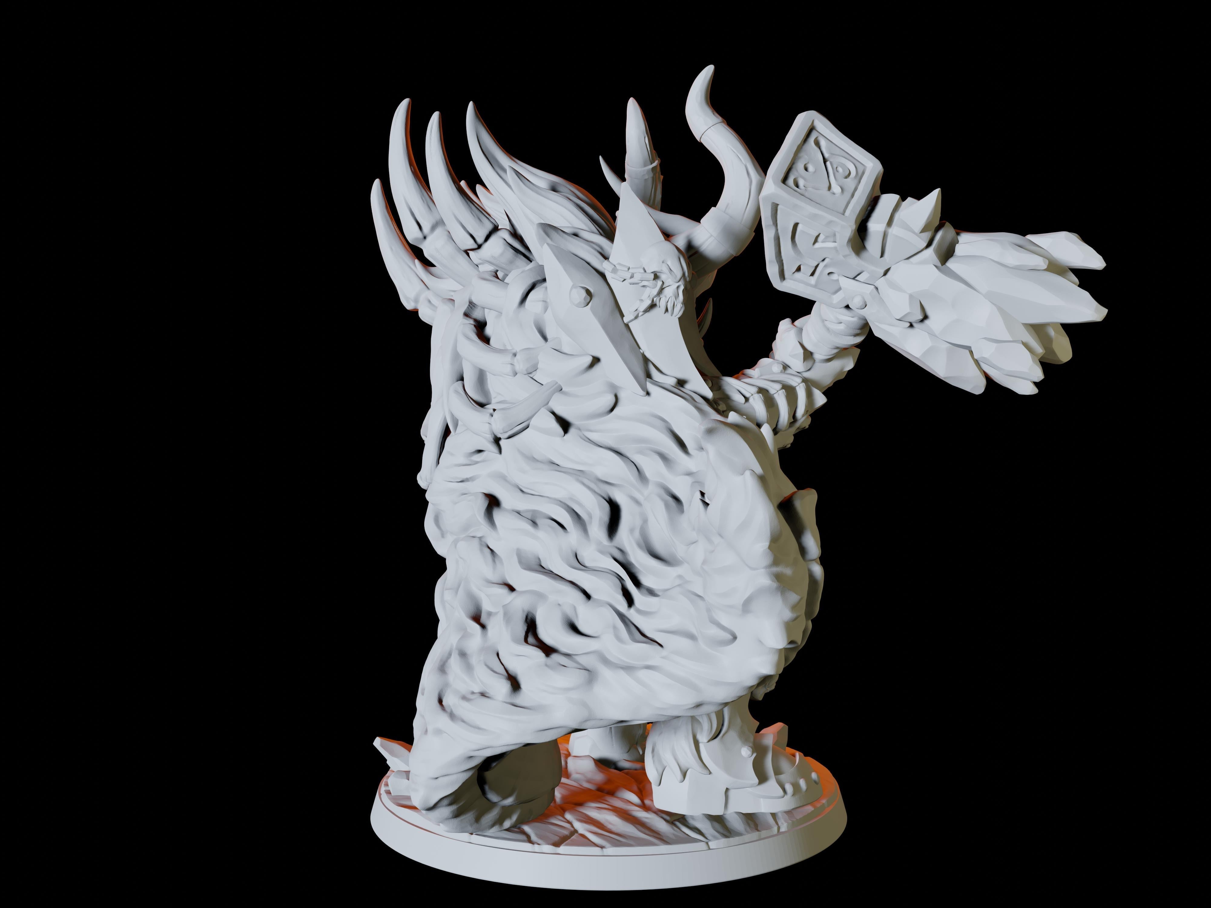 Frost Orc Warchief Miniature for Dungeons and Dragons - Myth Forged