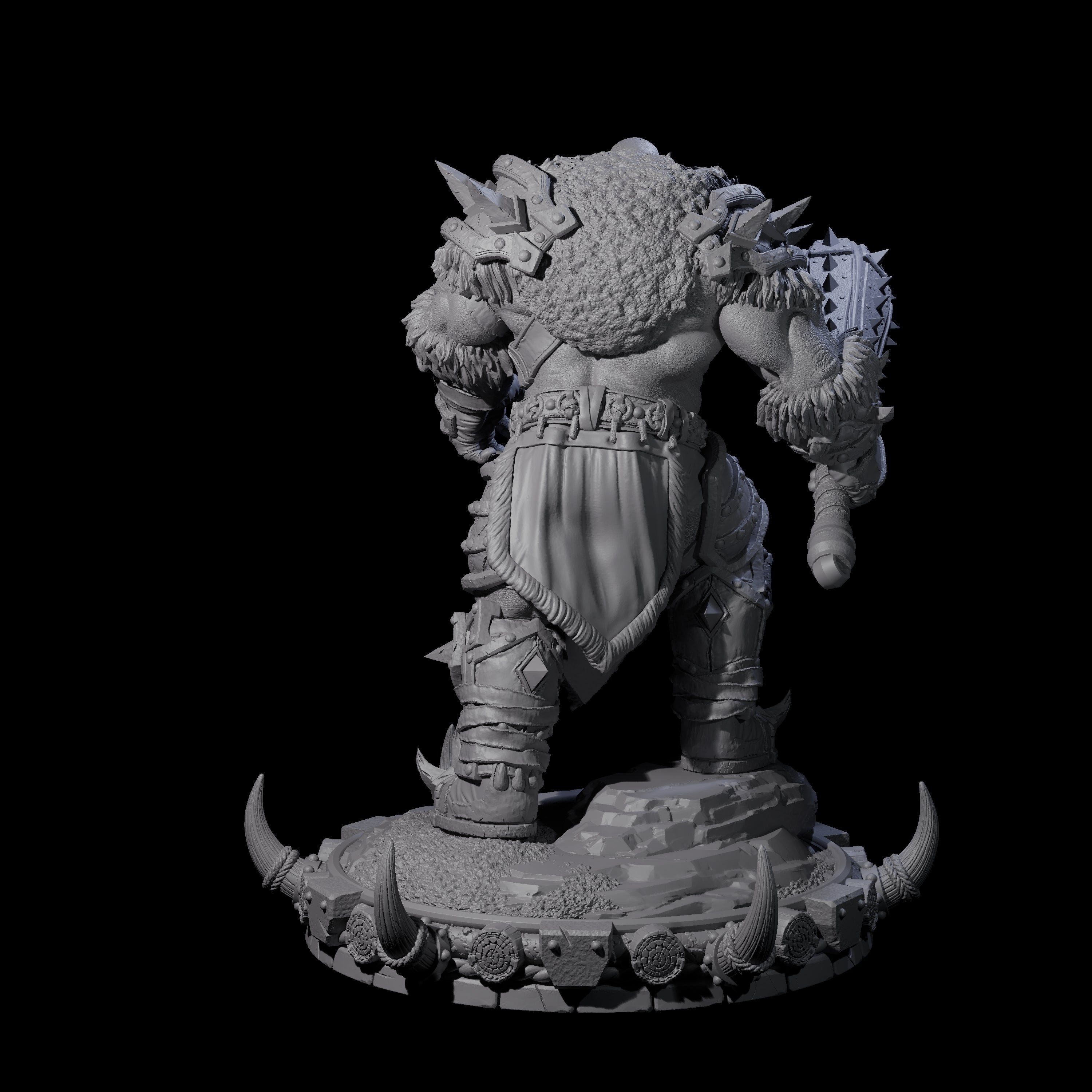 Frostbane Orc A Miniature for Dungeons and Dragons, Pathfinder or other TTRPGs