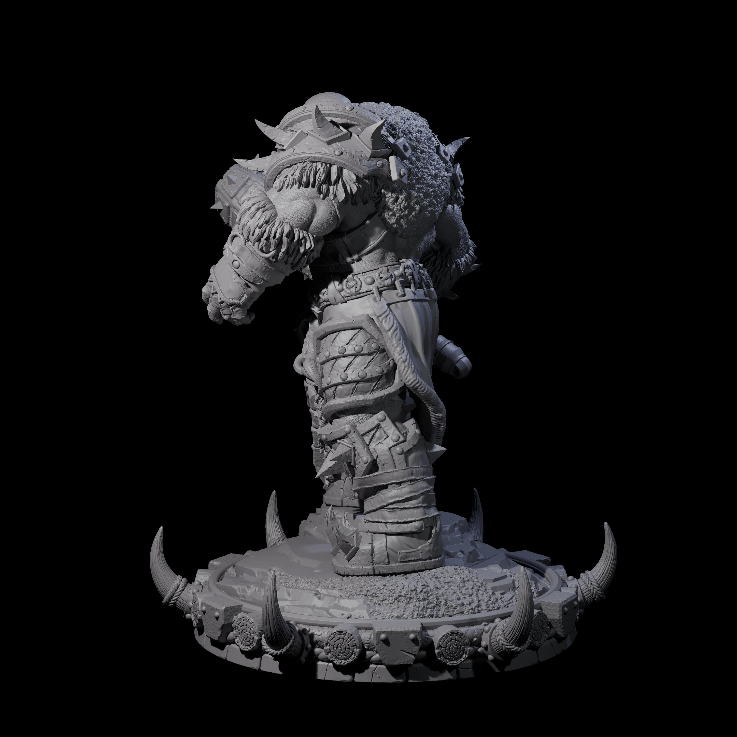 Frostbane Orc A Miniature for Dungeons and Dragons, Pathfinder or other TTRPGs