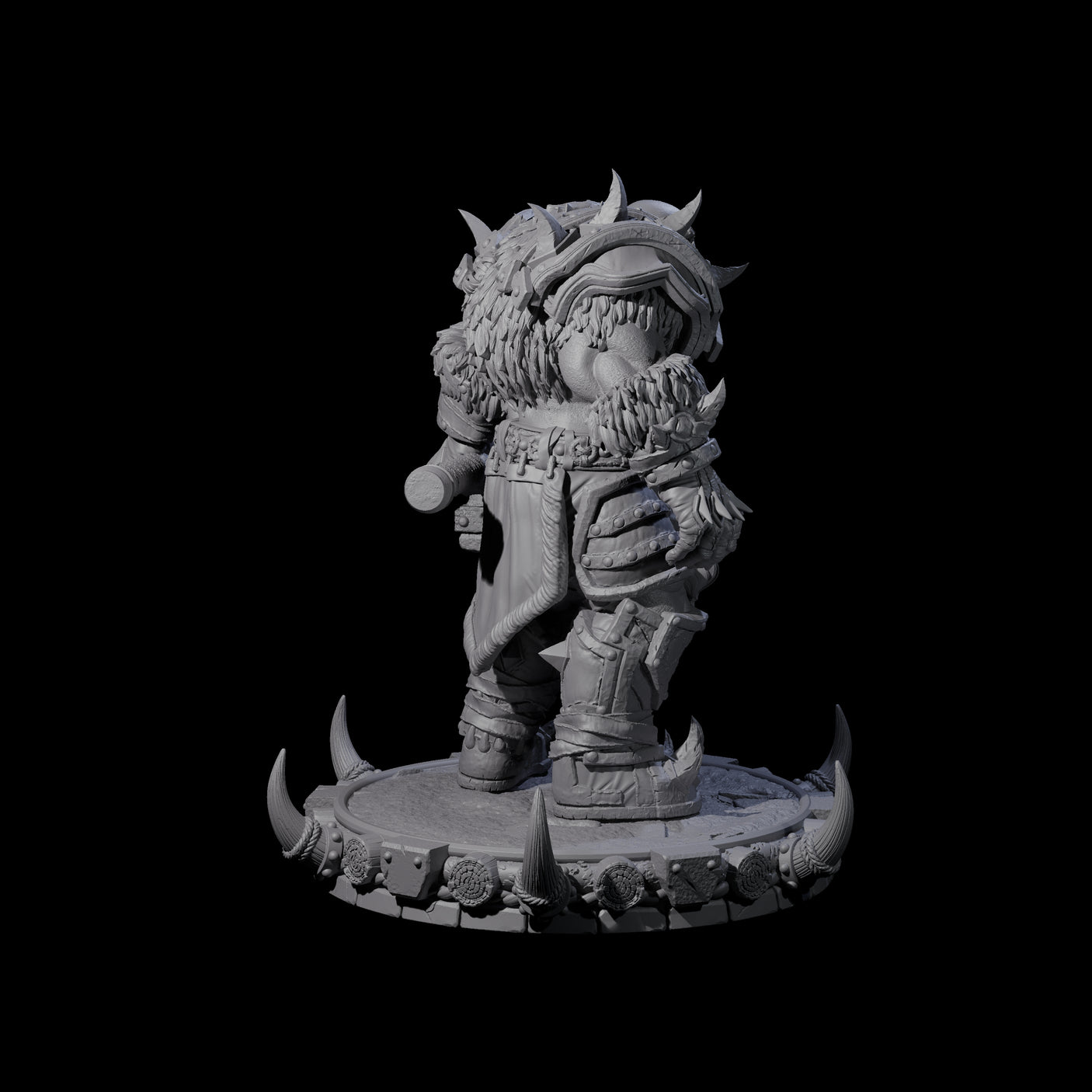 Frostbane Orc M Miniature for Dungeons and Dragons, Pathfinder or other TTRPGs