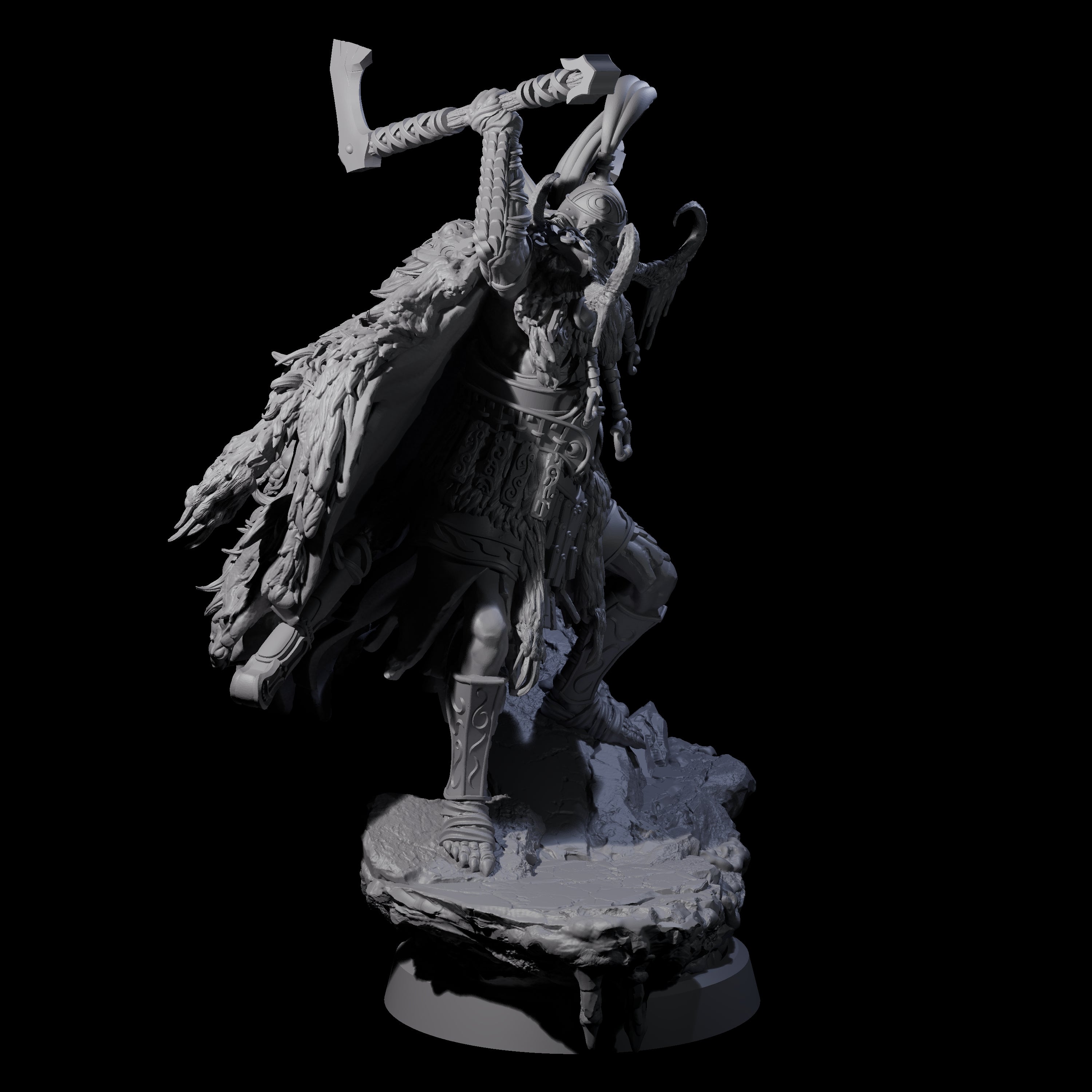 Frozen Expanse Draugr B Miniature for Dungeons and Dragons, Pathfinder or other TTRPGs
