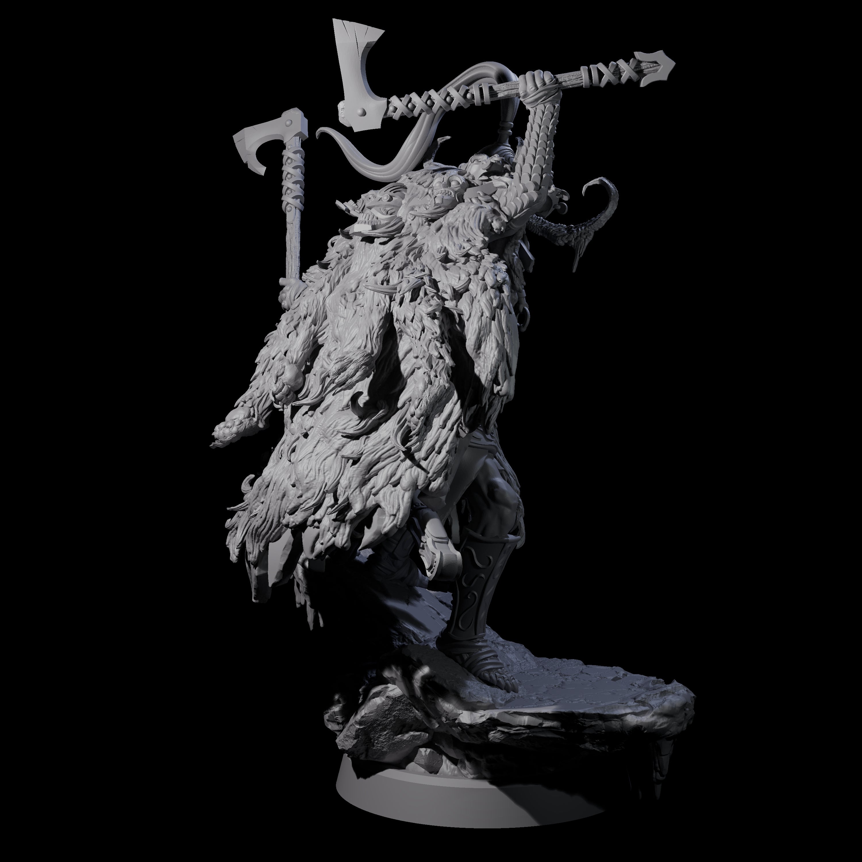 Frozen Expanse Draugr B Miniature for Dungeons and Dragons, Pathfinder or other TTRPGs