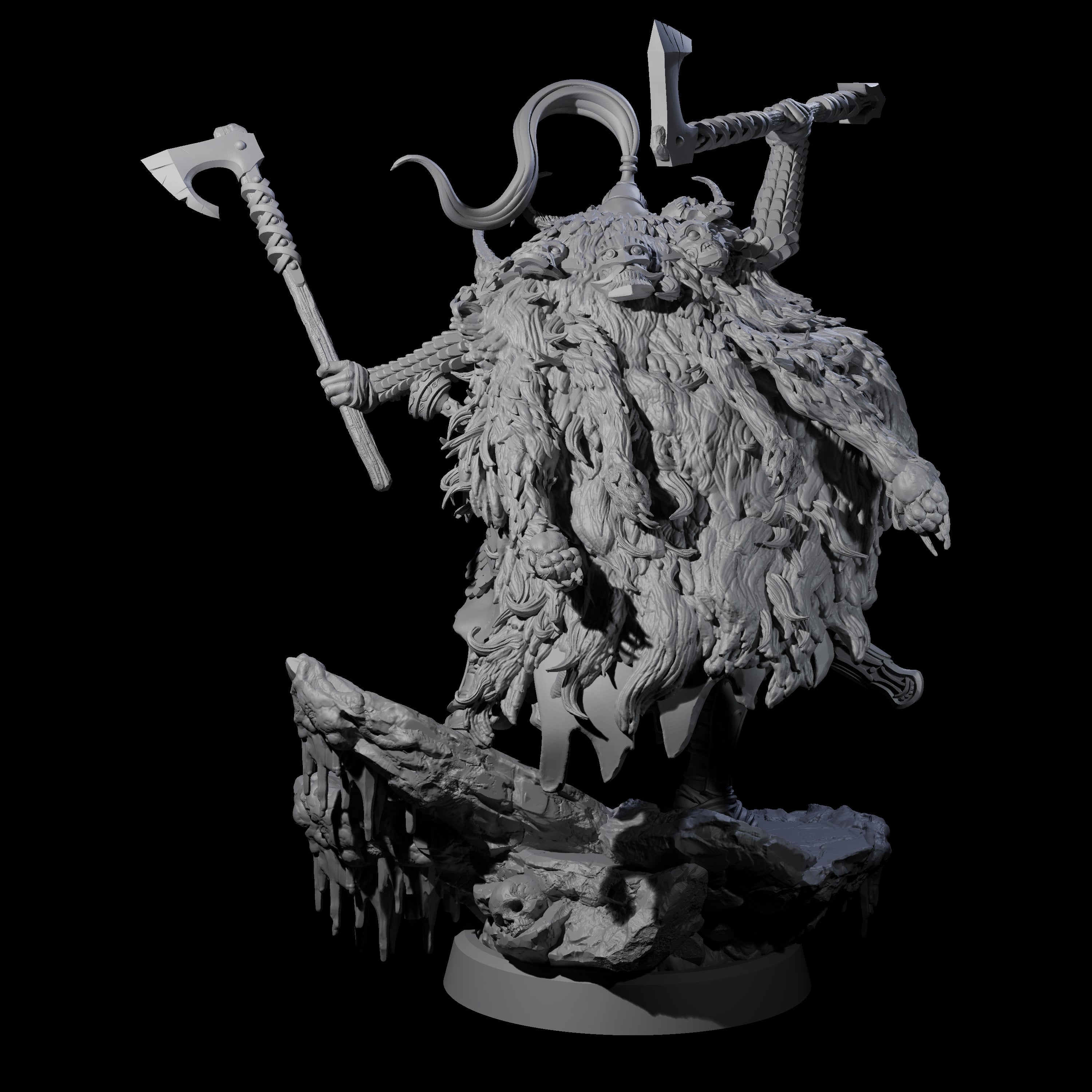 Frozen Expanse Draugr B Miniature for Dungeons and Dragons, Pathfinder or other TTRPGs