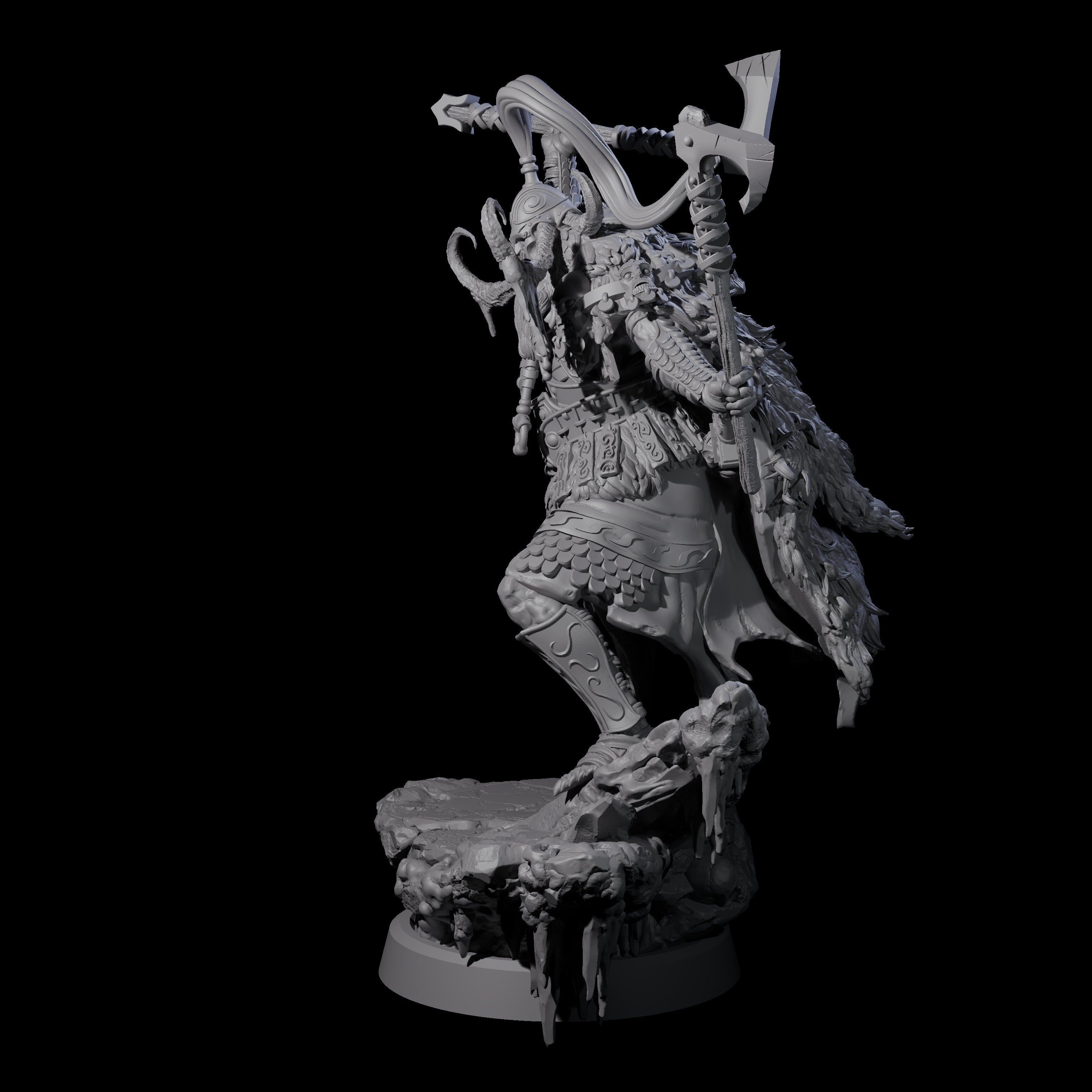 Frozen Expanse Draugr B Miniature for Dungeons and Dragons, Pathfinder or other TTRPGs