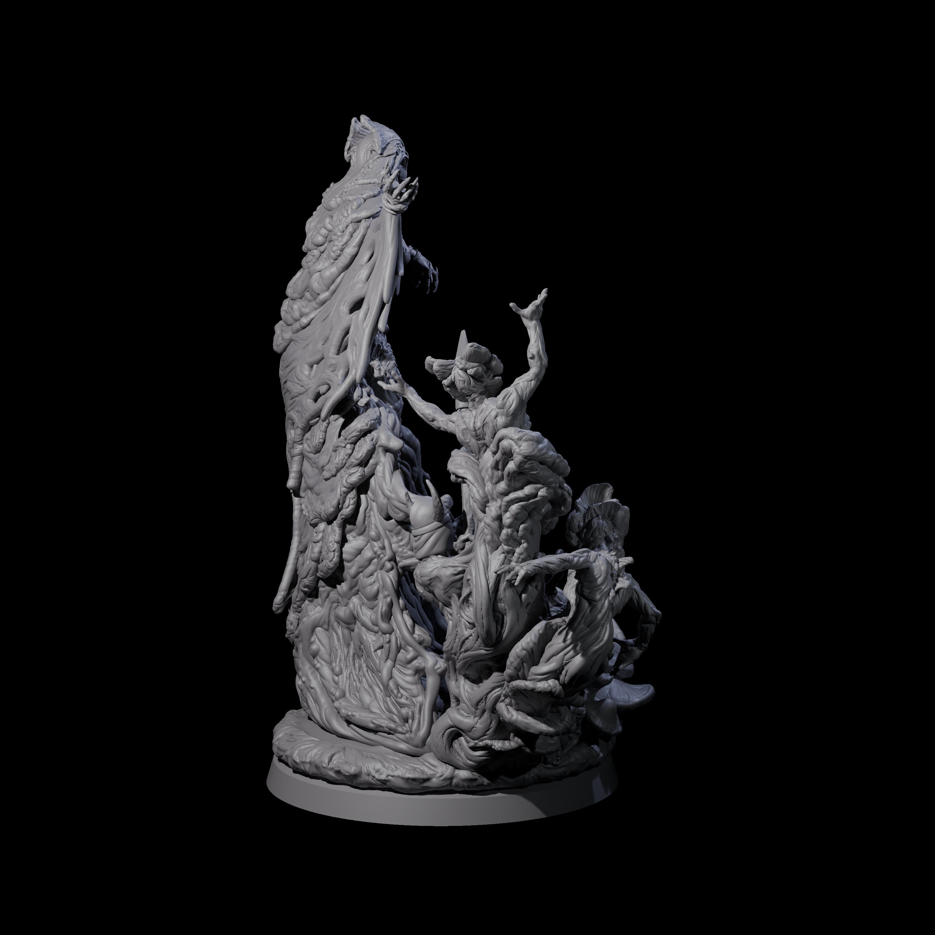 Fungal Night Hag A Miniature for Dungeons and Dragons, Pathfinder or other TTRPGs