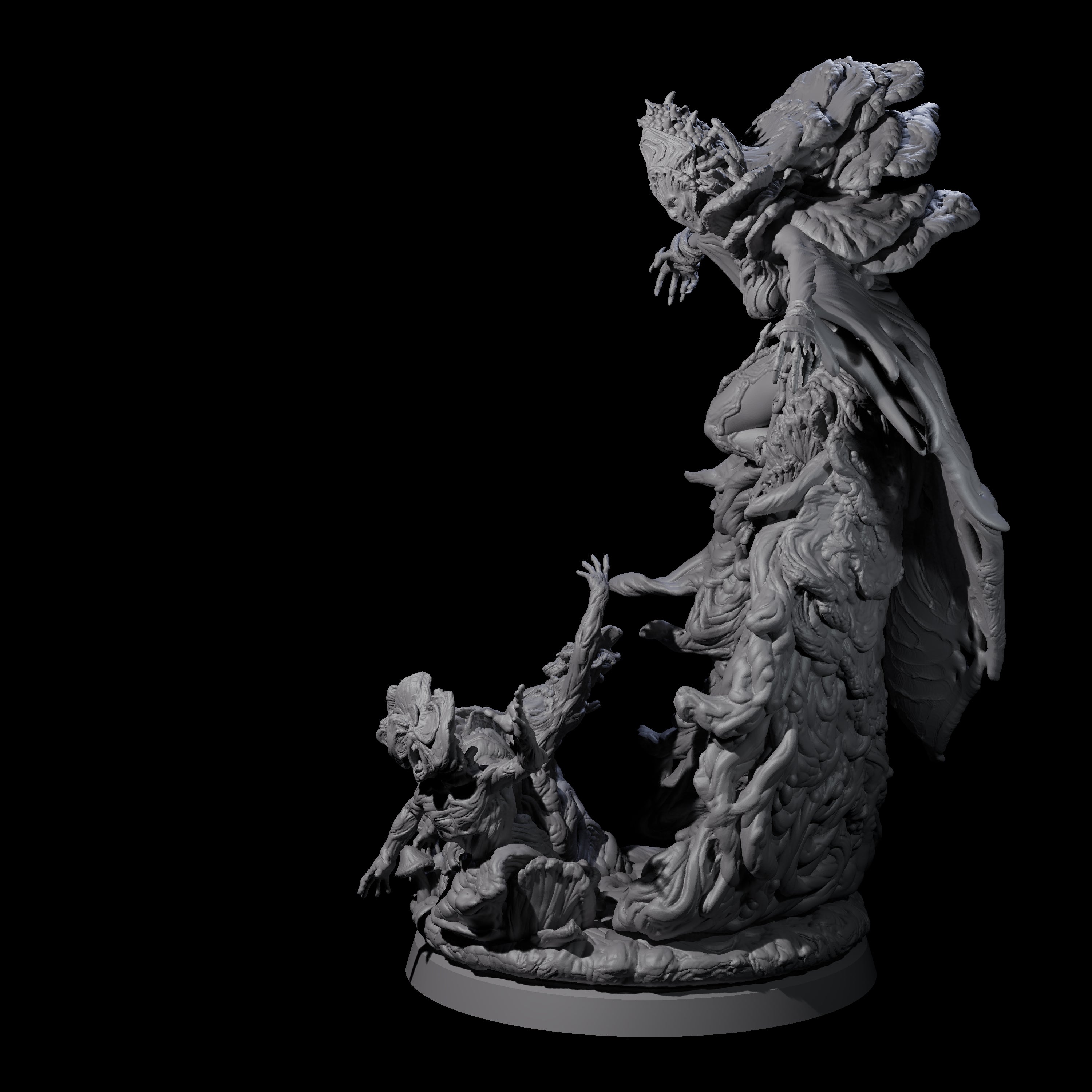 Fungal Night Hag B Miniature for Dungeons and Dragons, Pathfinder or other TTRPGs