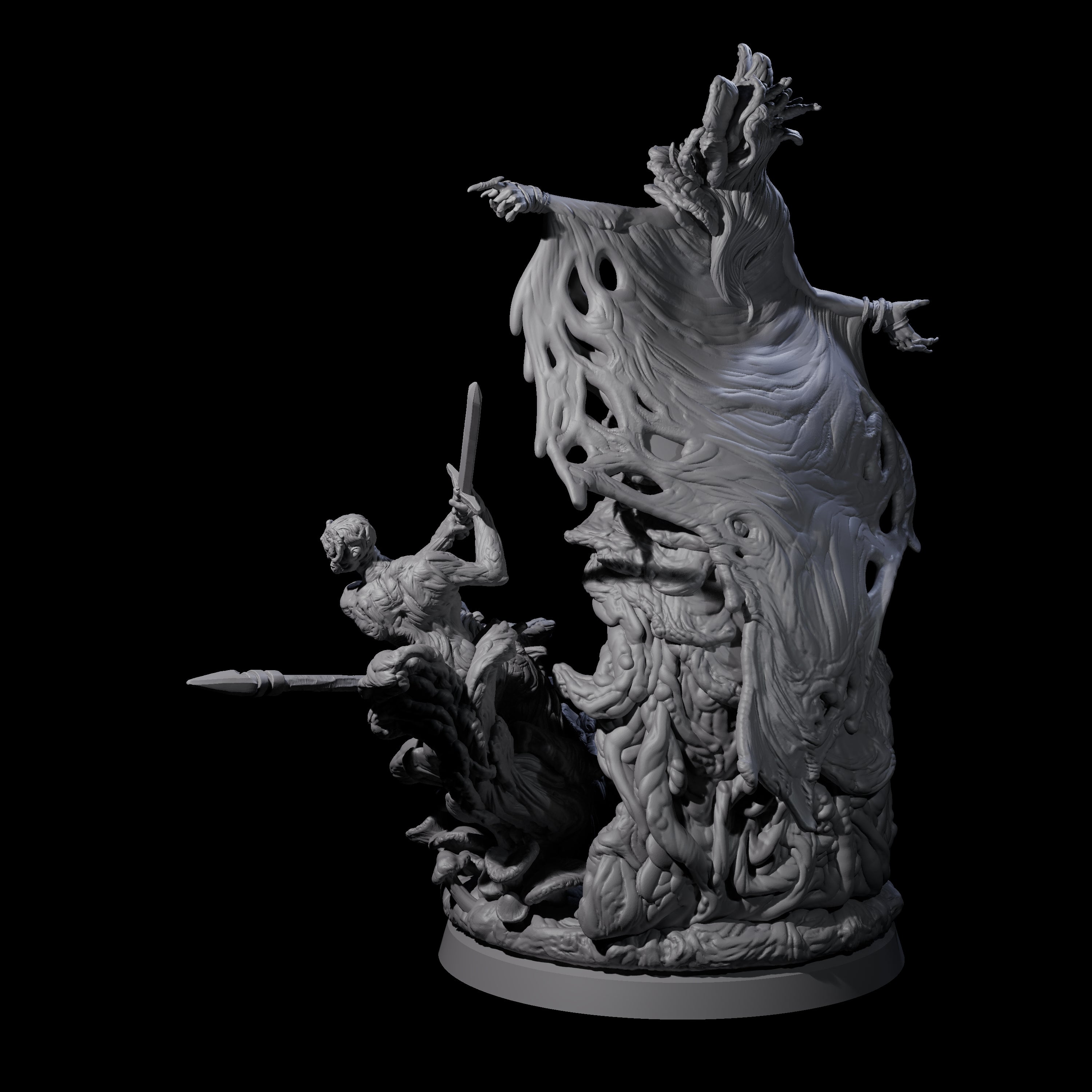 Fungal Night Hag D Miniature for Dungeons and Dragons, Pathfinder or other TTRPGs