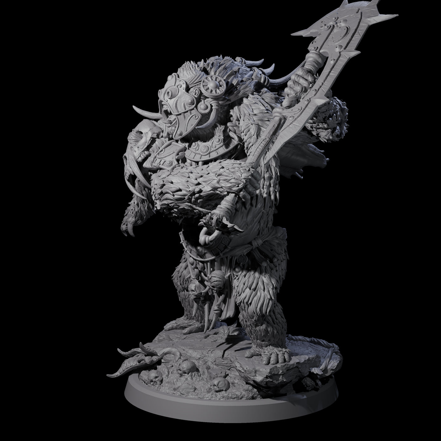 Furious Giant Ape D Miniature for Dungeons and Dragons, Pathfinder or other TTRPGs