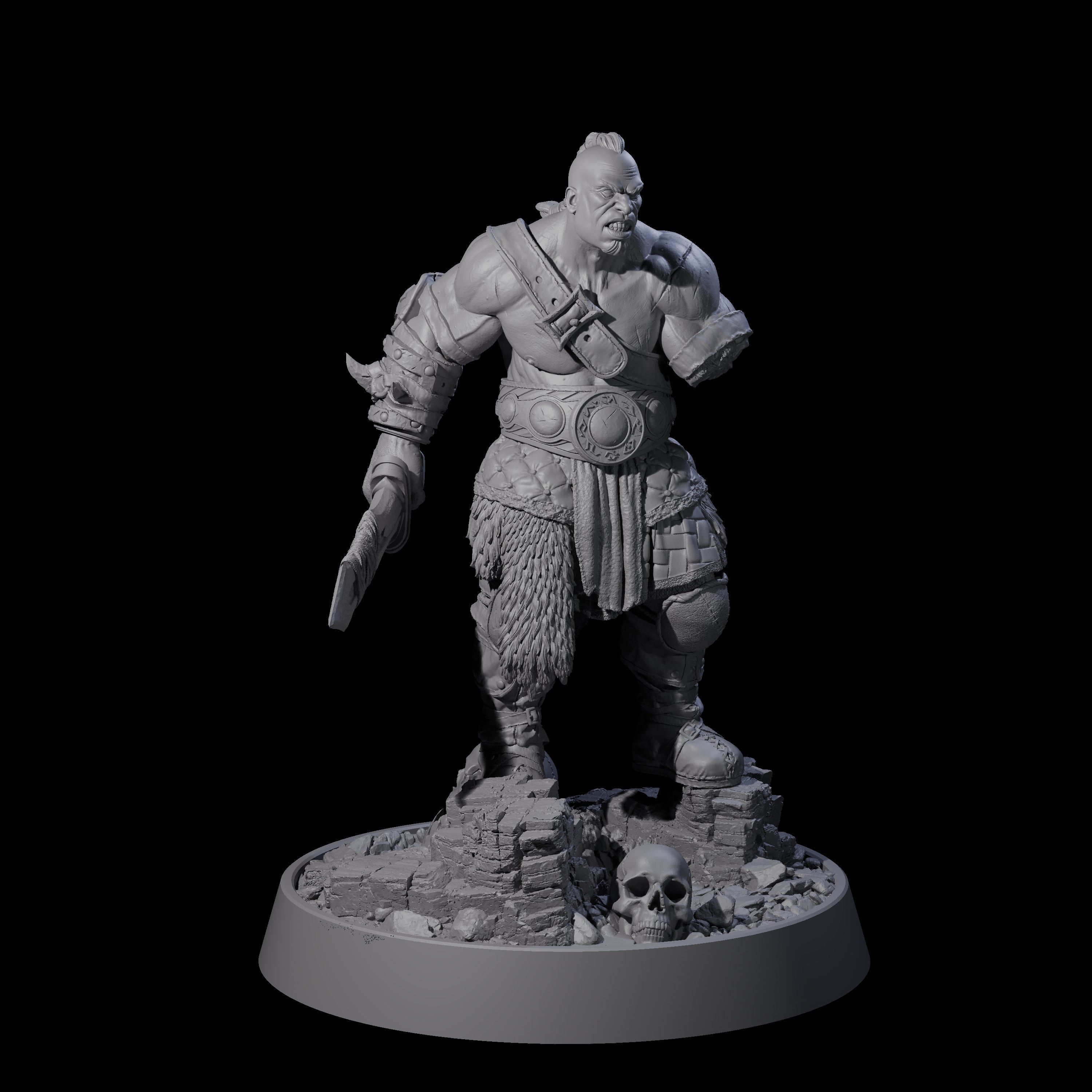 Furious Viking Berserker D Miniature for Dungeons and Dragons, Pathfinder or other TTRPGs