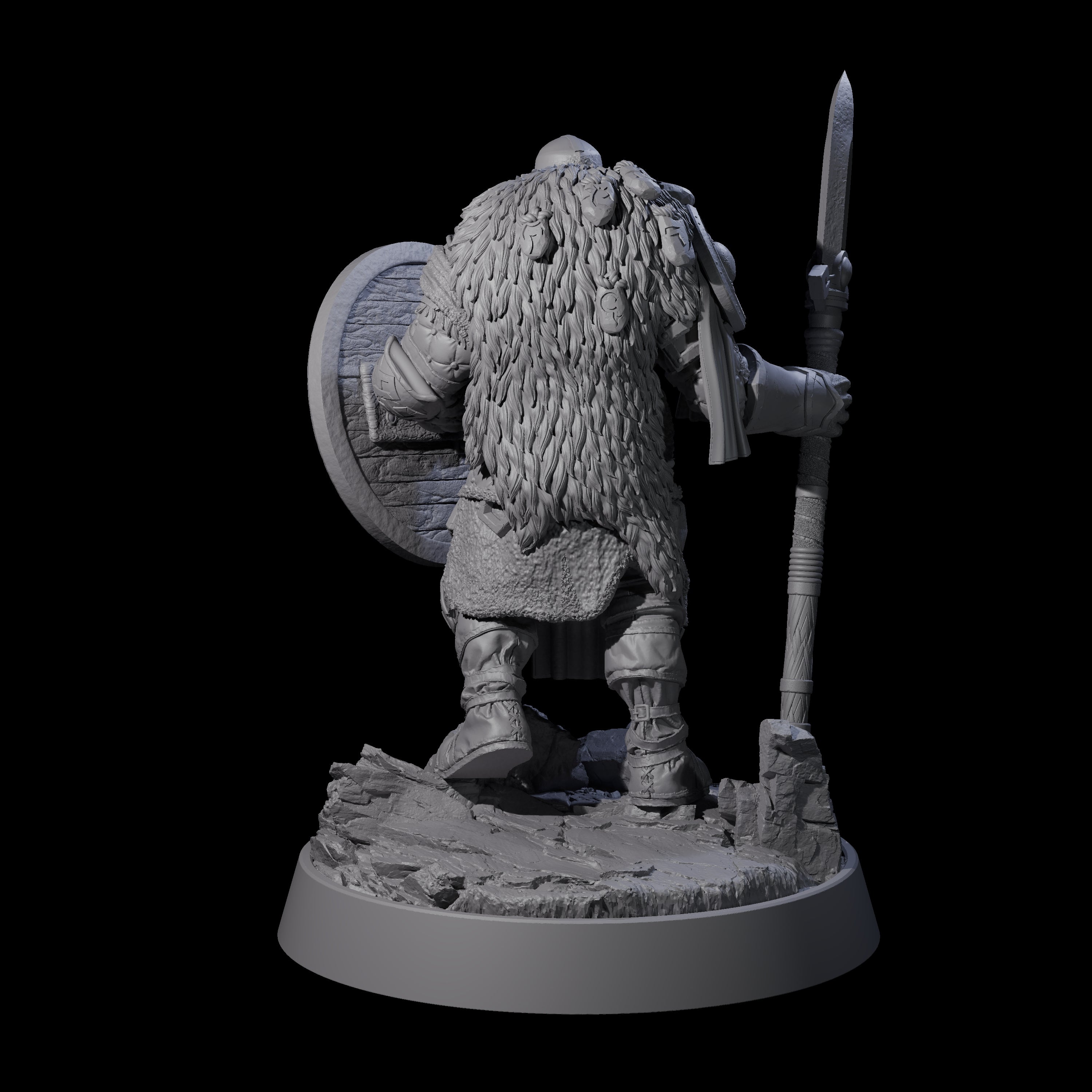 Furious Viking Berserker H Miniature for Dungeons and Dragons, Pathfinder or other TTRPGs