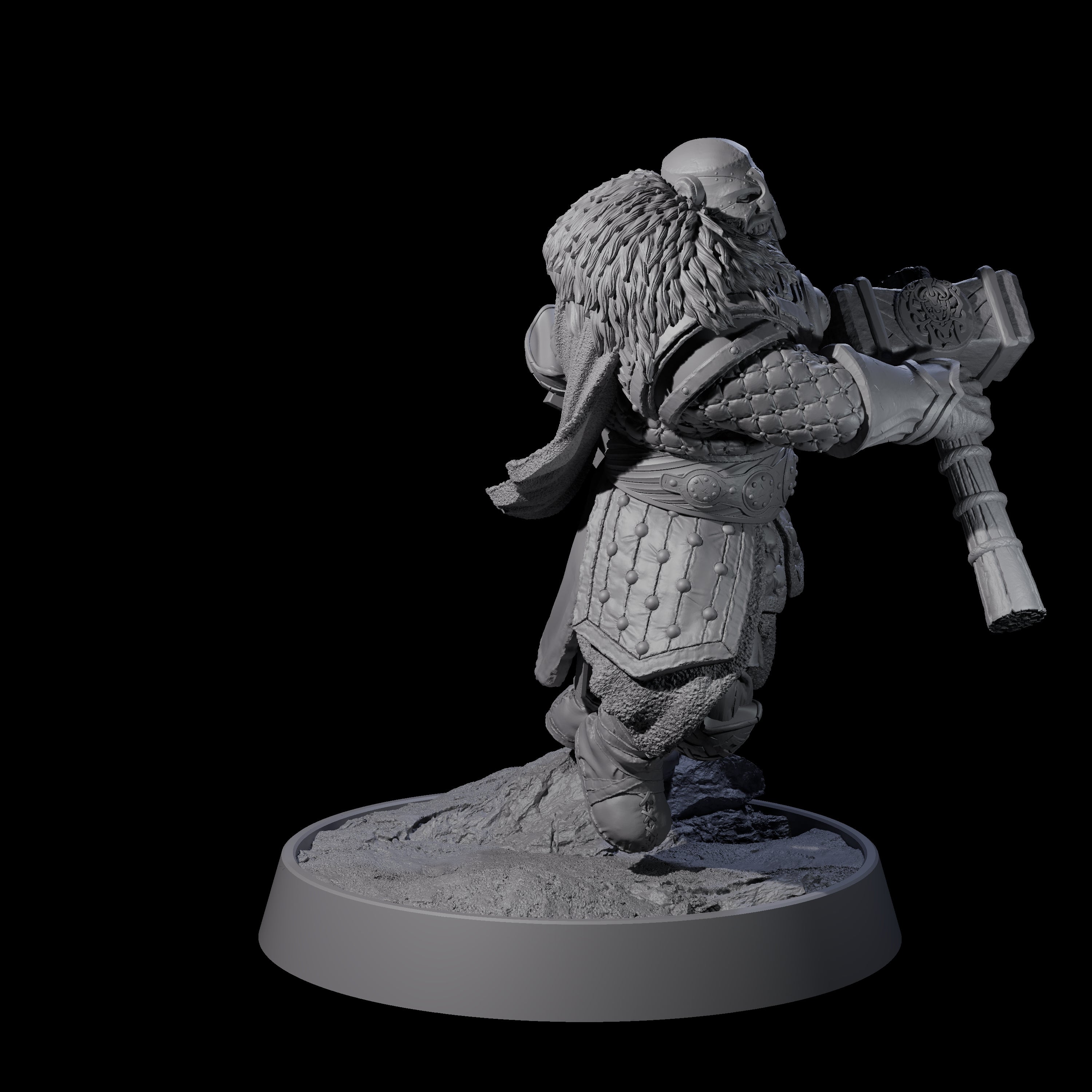 Furious Viking Berserker I Miniature for Dungeons and Dragons, Pathfinder or other TTRPGs