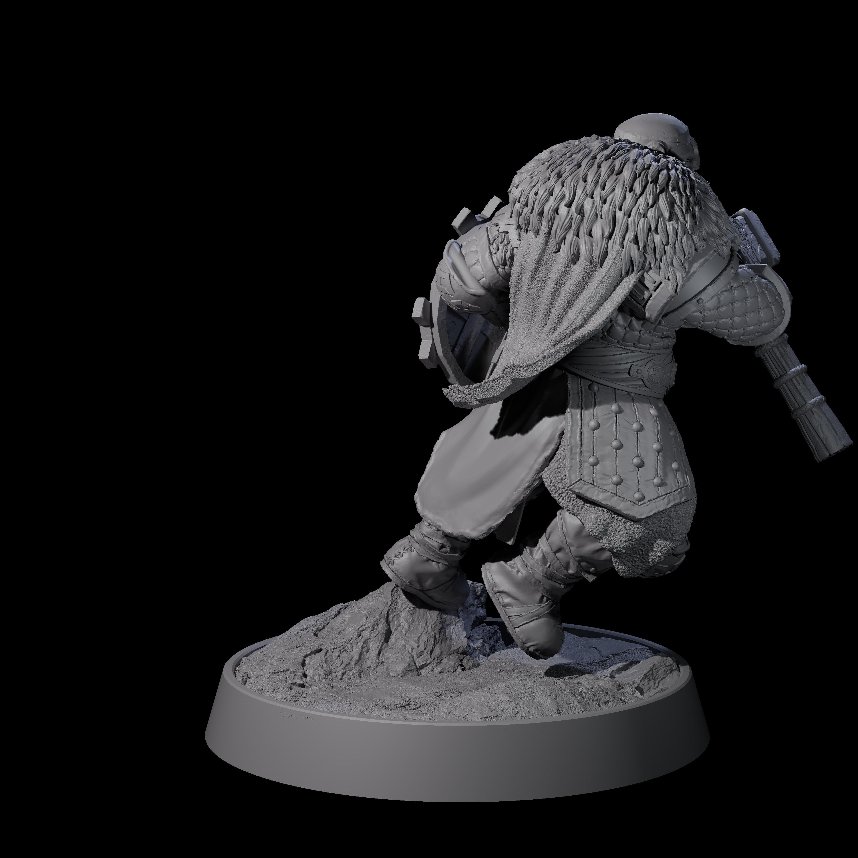 Furious Viking Berserker I Miniature for Dungeons and Dragons, Pathfinder or other TTRPGs