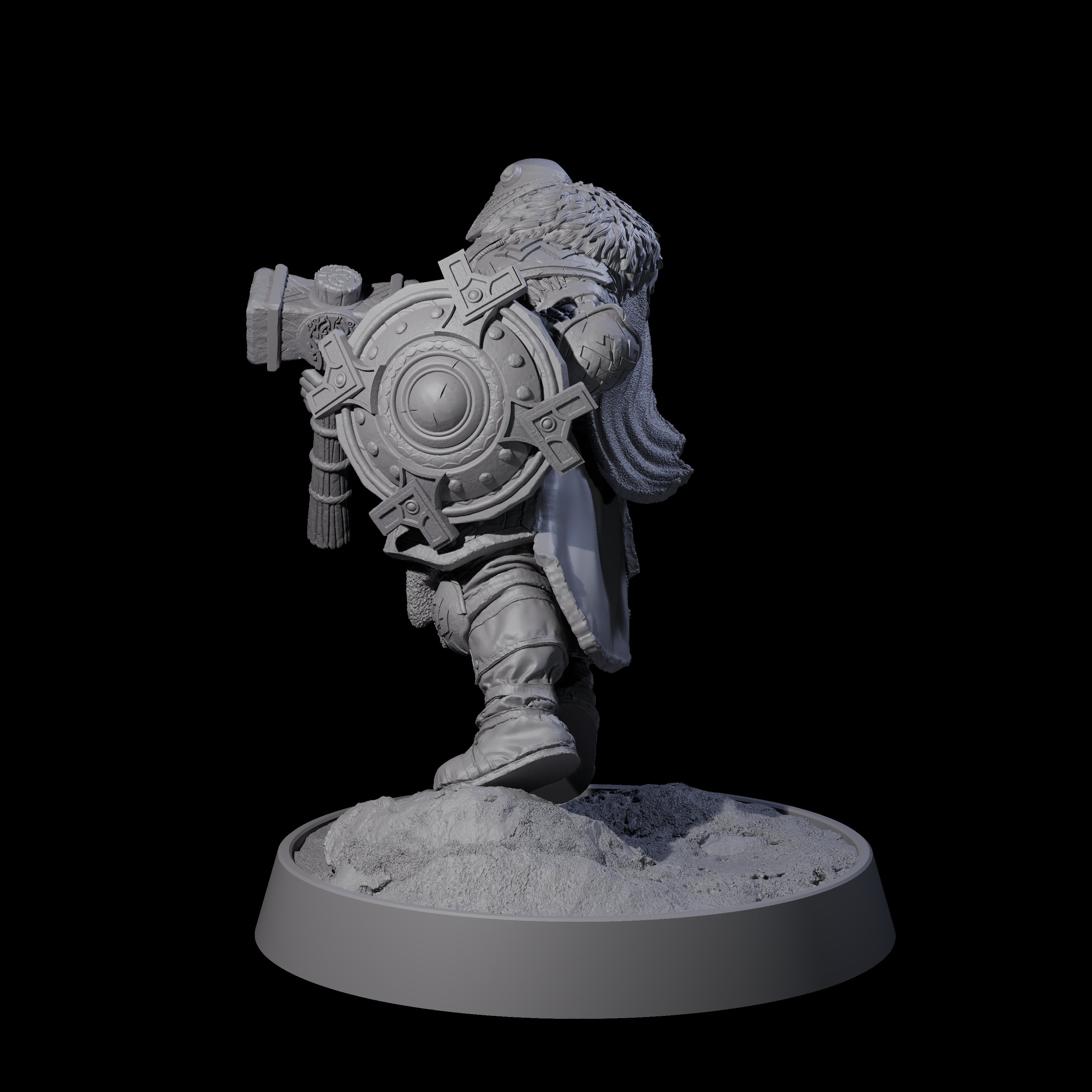 Furious Viking Berserker I Miniature for Dungeons and Dragons, Pathfinder or other TTRPGs