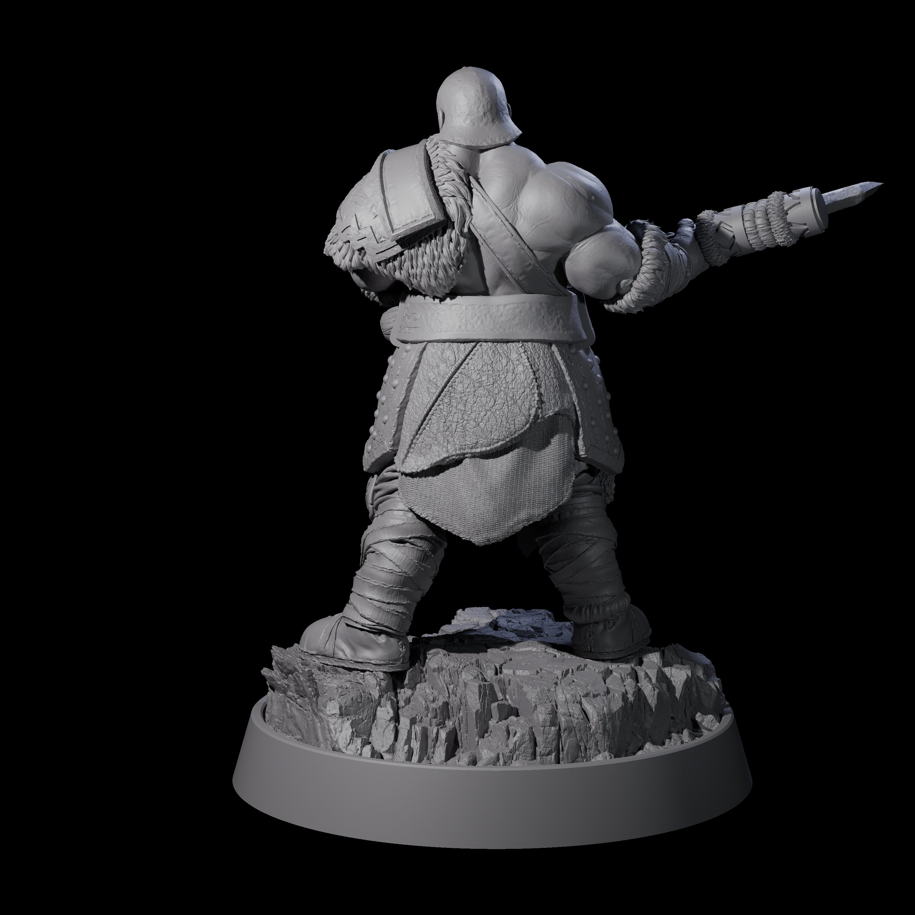 Furious Viking Berserker J Miniature for Dungeons and Dragons, Pathfinder or other TTRPGs
