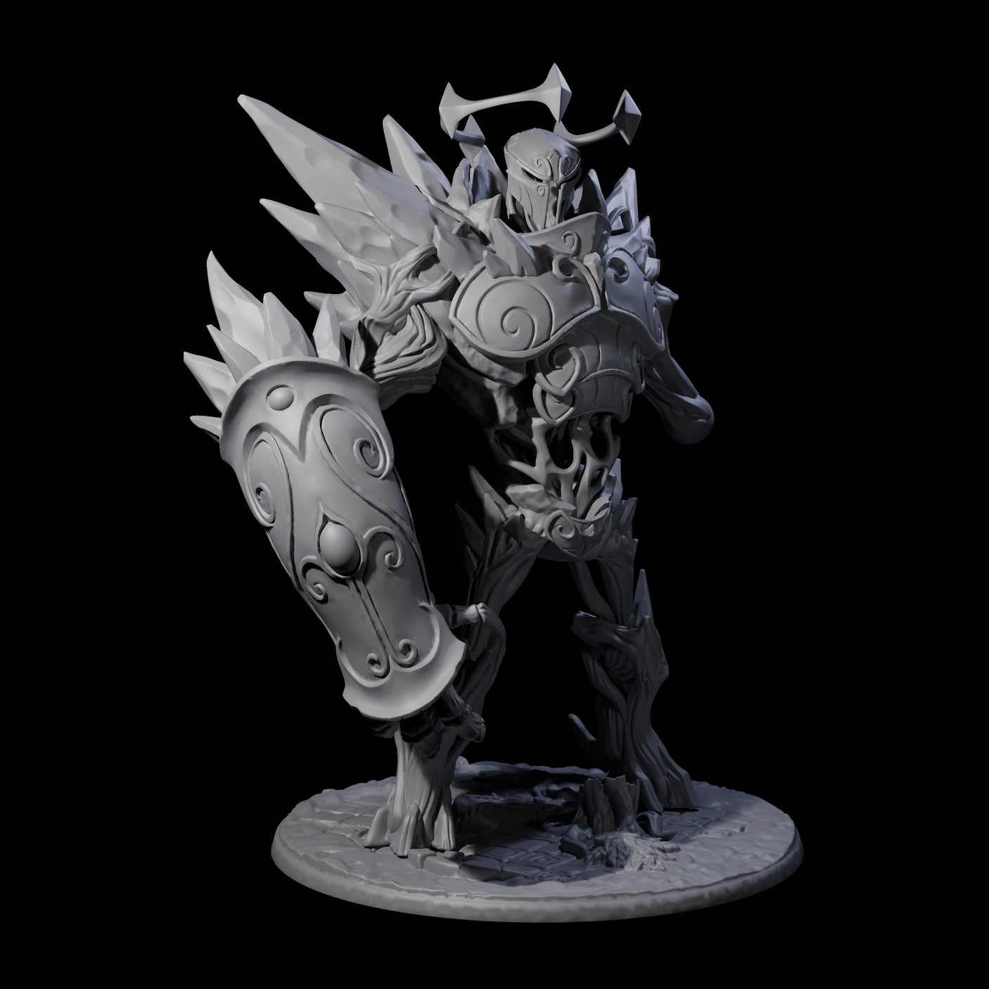 Galant Bastion Archon Miniature for Dungeons and Dragons, Pathfinder or other TTRPGs