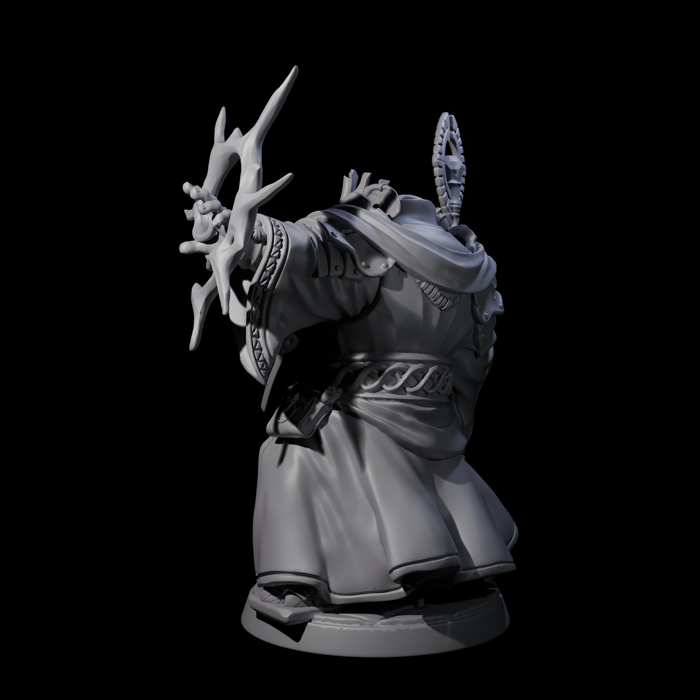 Galant Loxodon Cleric Miniature for Dungeons and Dragons, Pathfinder or other TTRPGs