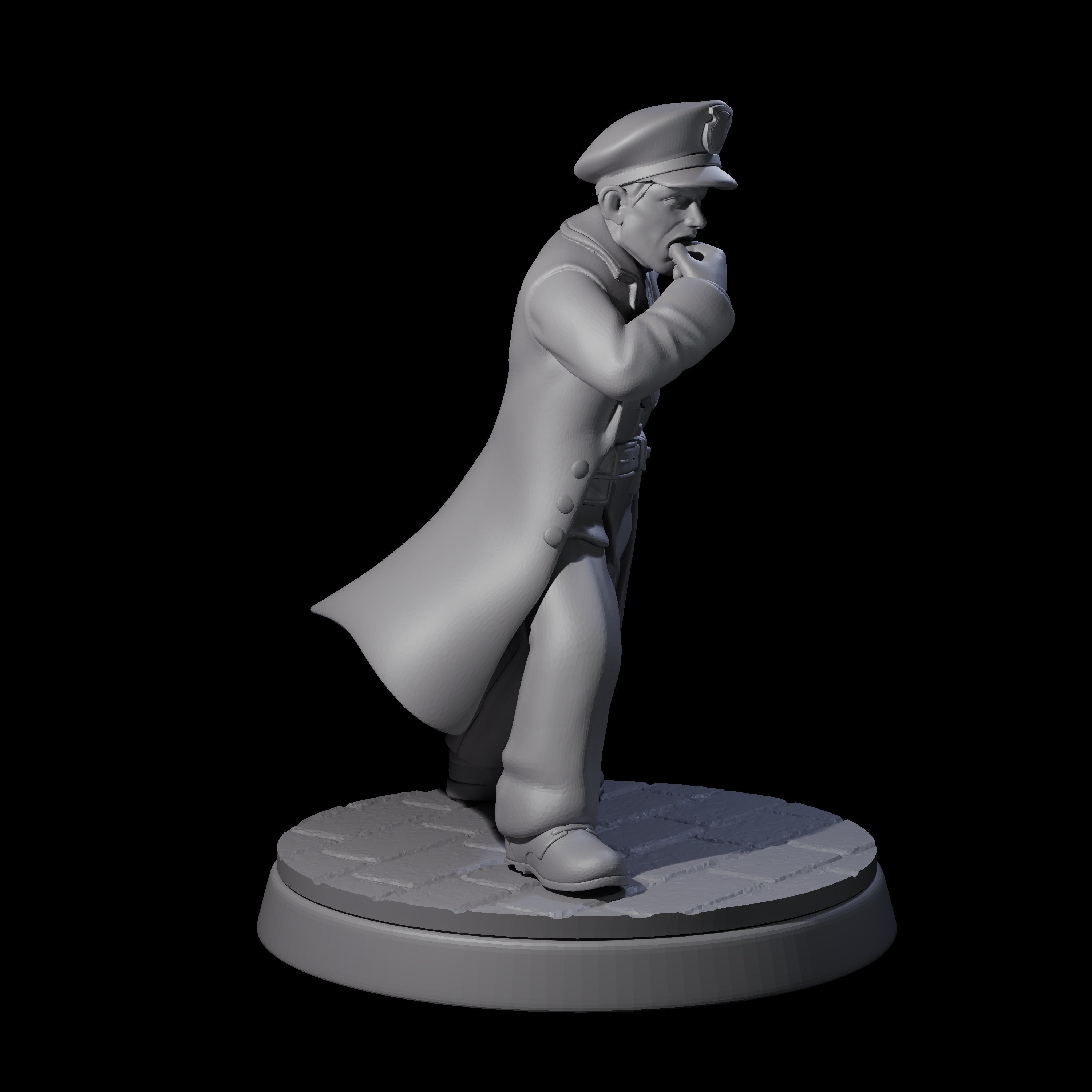 Galant Policeman B Miniature for Dungeons and Dragons, Pathfinder or other TTRPGs